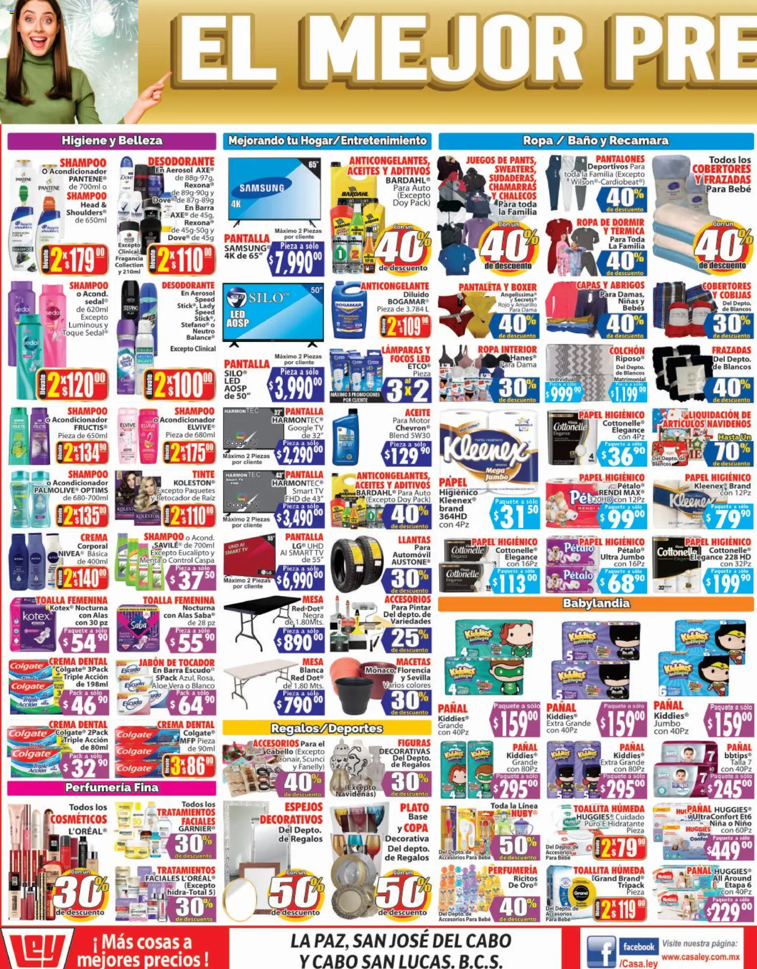 Nuevas ofertas de Casa Ley válidas en toda la República Mexicana desde el 27.12.2025. ¡Encuentra las mejores ofertas en Casa Ley folleto Autoservicio! | Página: 3 | Productos: Papel higiénico, Ropa, Barra, Fragancia