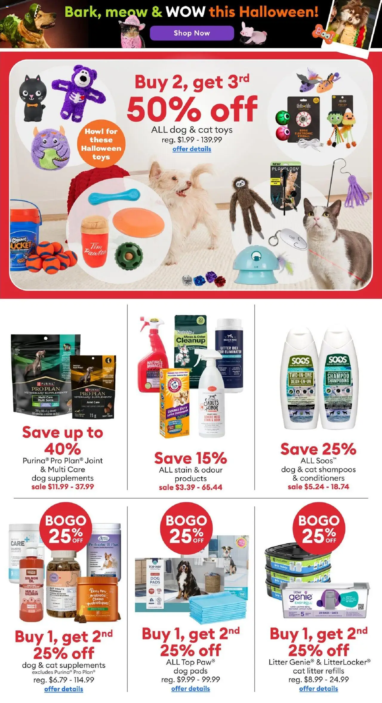 Petsmart flyer valid from 10.09.2025 | Page: 2 | Products: Shampoo, Box