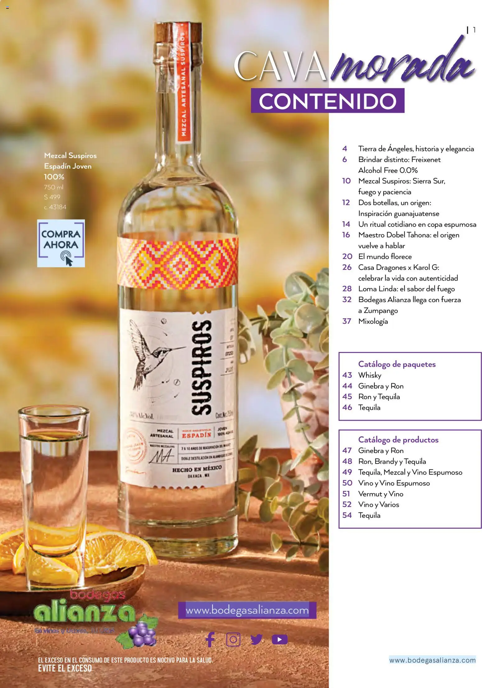 Nuevas ofertas de Bodegas Alianza válidas en toda la República Mexicana desde el 01.01.2026. ¡Encuentra las mejores ofertas en Bodegas Alianza catálogo! | Página: 3 | Productos: Ginebra, Cava, Sierra, Vino