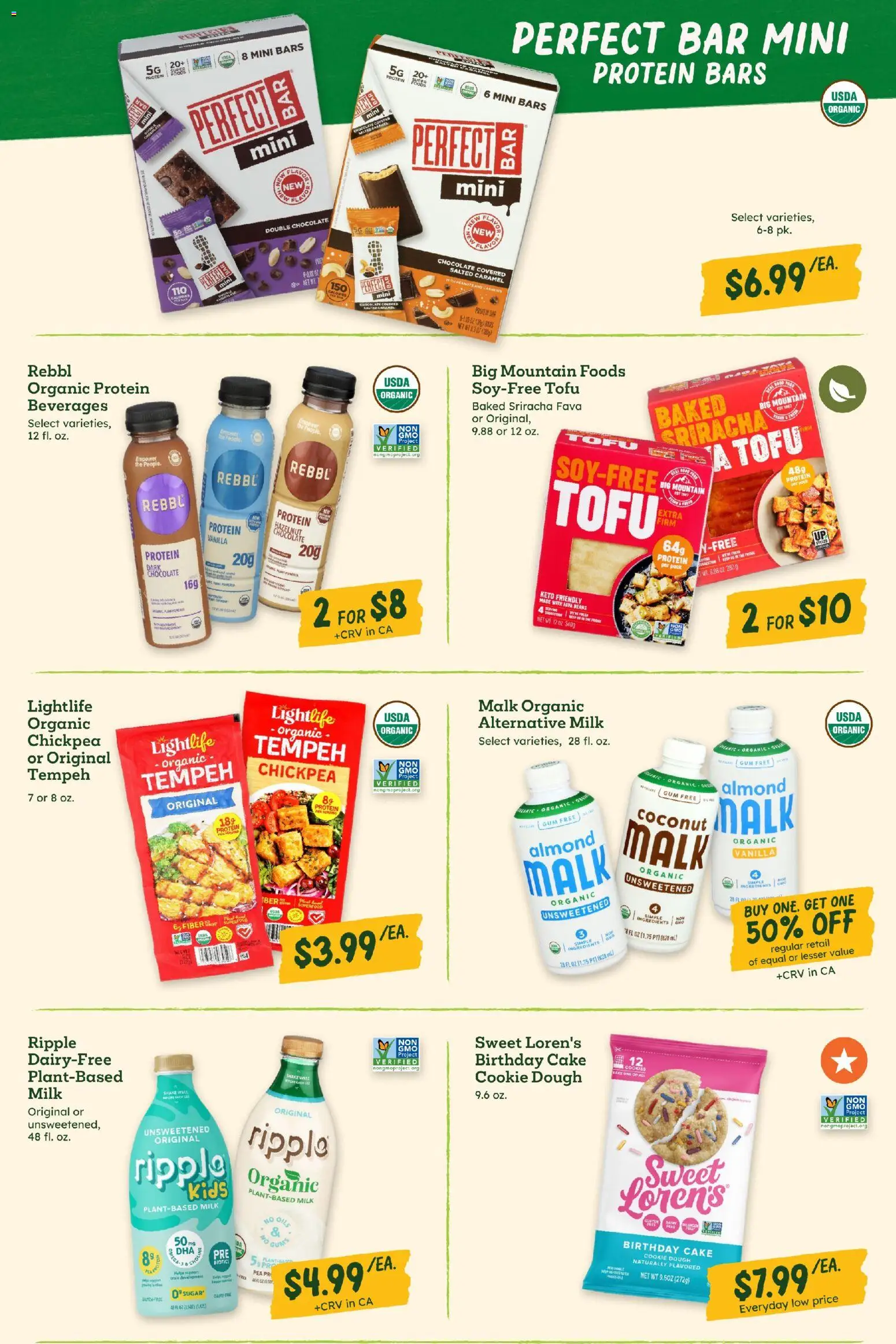 Sprouts Monthly Ad - valid from 25.03.2026 | Page: 24 | Products: Milk, Chocolate, Cookies, Pea