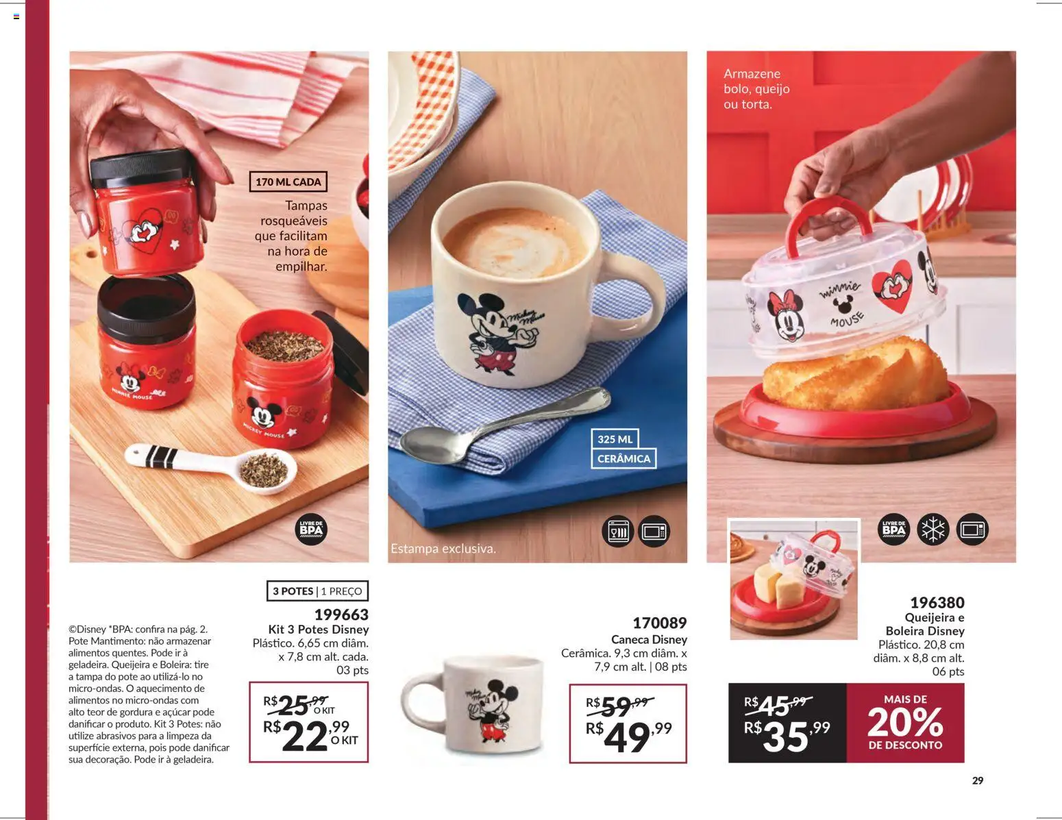 Avon Folheto - válido de 15.01.2026 | Página: 29 | Produtos: Microondas, Açúcar, Potes, Boleira