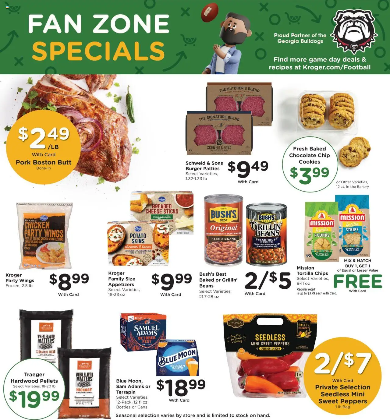 Kroger Weekly Ad - valid from 22.10.2025 | Page: 11 | Products: Bed, Cookies, Chocolate Chip, Fan
