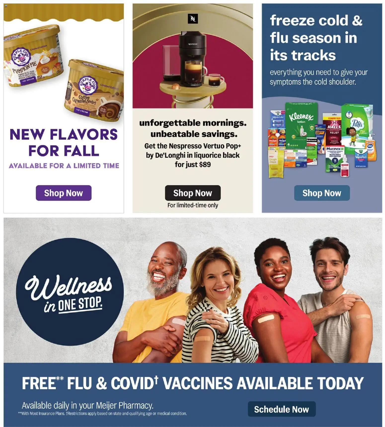 Meijer Weekly Ad - valid from 29.10.2025 | Page: 42 | Products: Coffee, Cream, Pumpkin Pie, Pumpkin