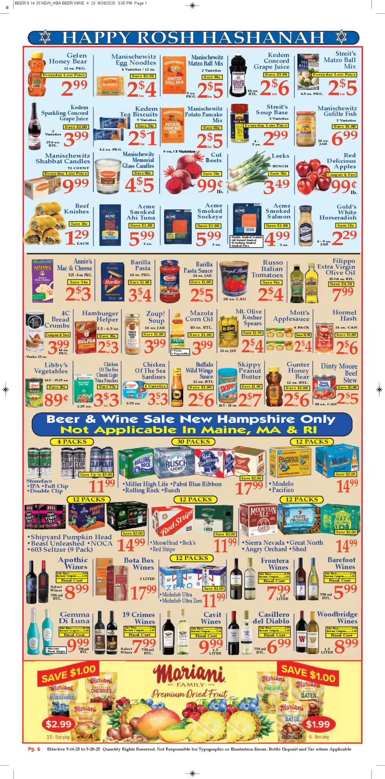 Market Basket Ad - valid from 14.09.2025 | Page: 6