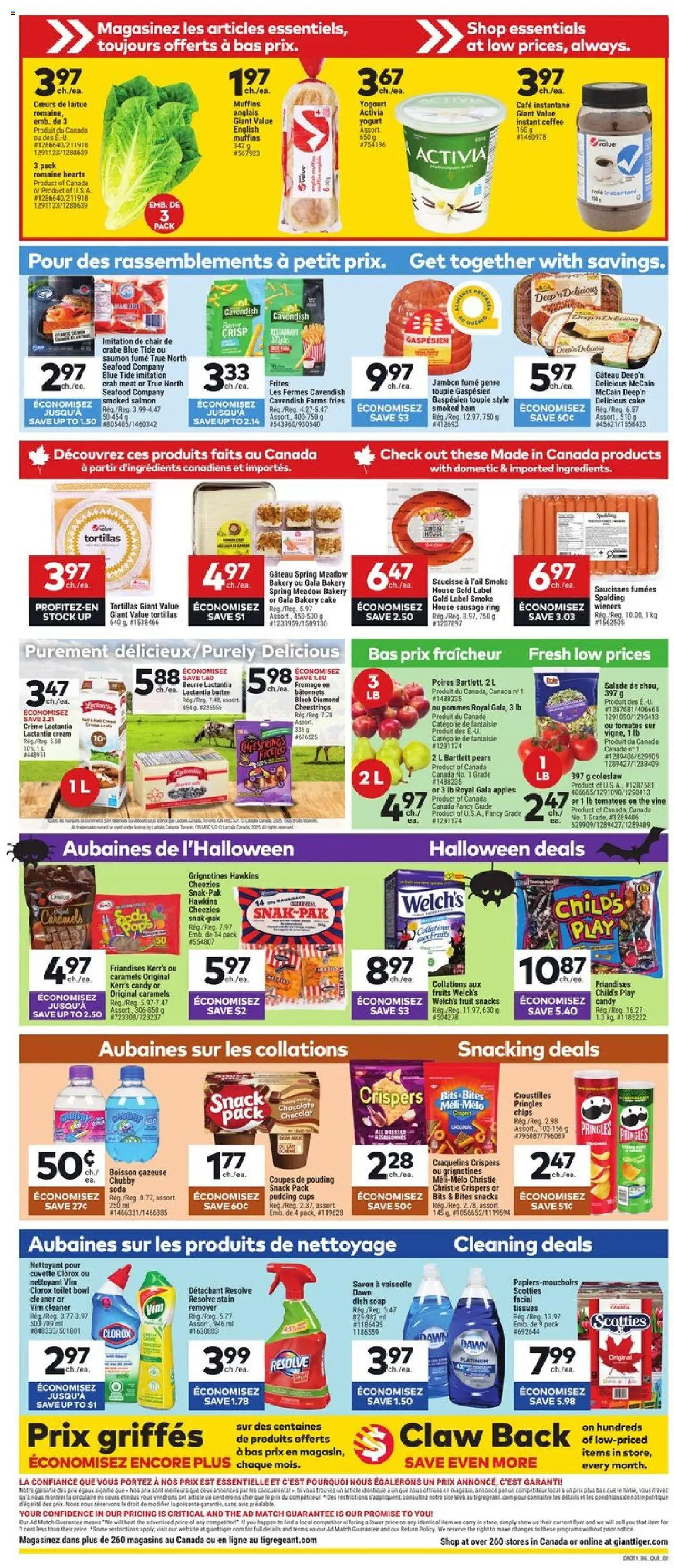 Giant Tiger flyer valid from 15.10.2025 | Page: 2 | Products: Soap, Stain remover, Chocolate, Apples