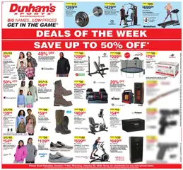 Preview of Dunham's Sports weekly ads valid from 17.01.2026