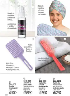 Vista previa modil - Campaña 7 válido desde el 20.03.2026 | Página: 138 | Productos: Toalla, Cepillo, Serum