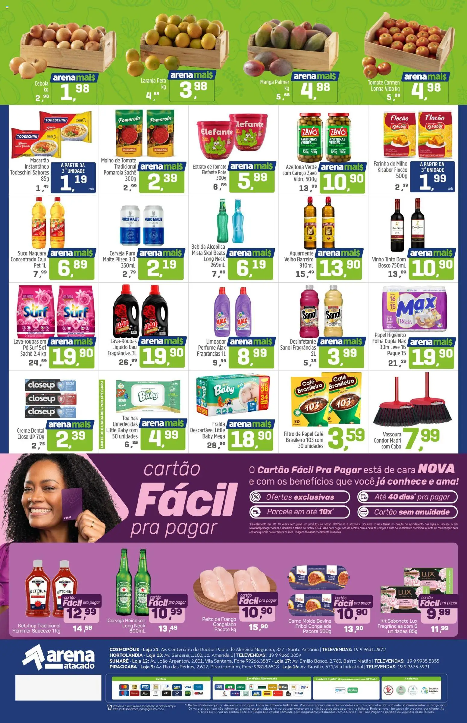 Arena Atacado Folheto - válido de 09.01.2026 | Página: 2 | Produtos: Azeitonas, Cebola, Vinho, Carne