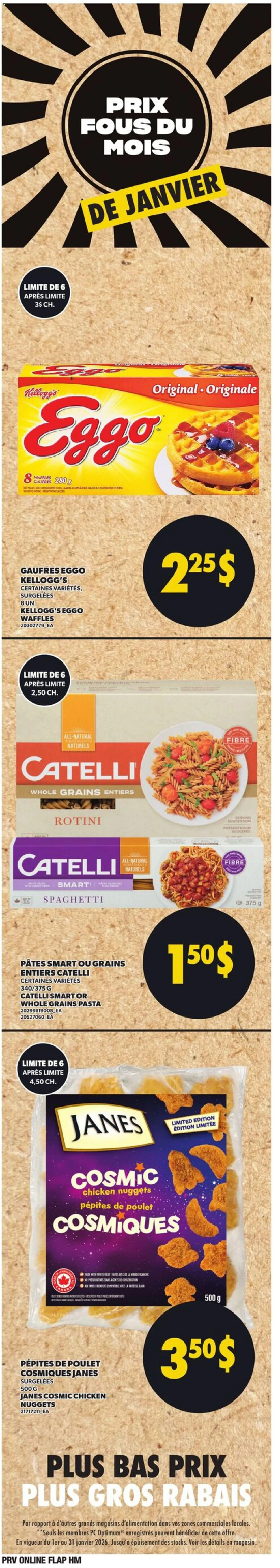 Provigo flyer valid from 15.01.2026 | Page: 5 | Products: Pasta, PC, Chicken