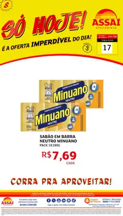 Encarte Assaí Atacadista - GO - Pré-Visualização do folheto da loja Assaí Atacadista, válido de 17.02.2026
