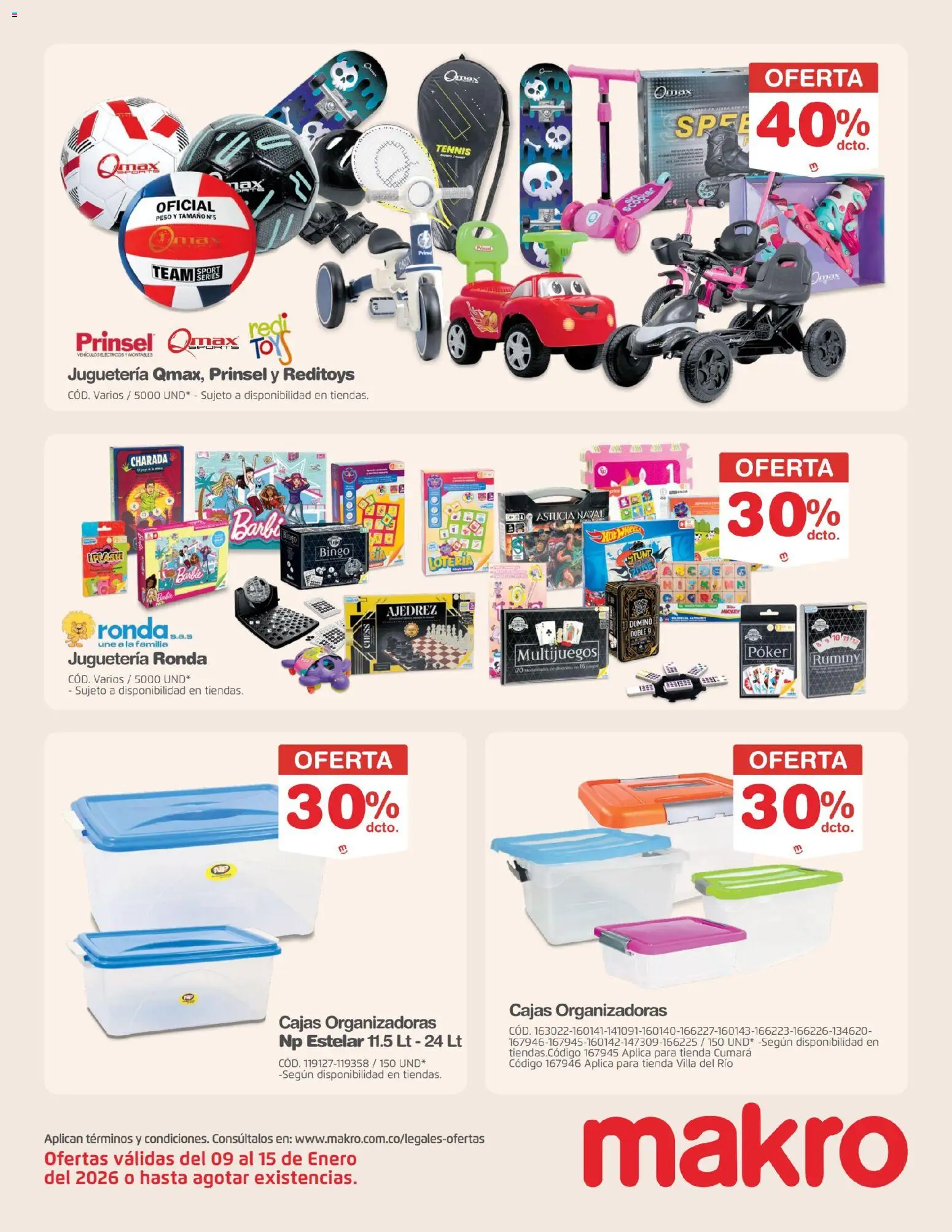 Makro revista - valida desde el 09.01.2026 | Página: 13 | Productos: Peso