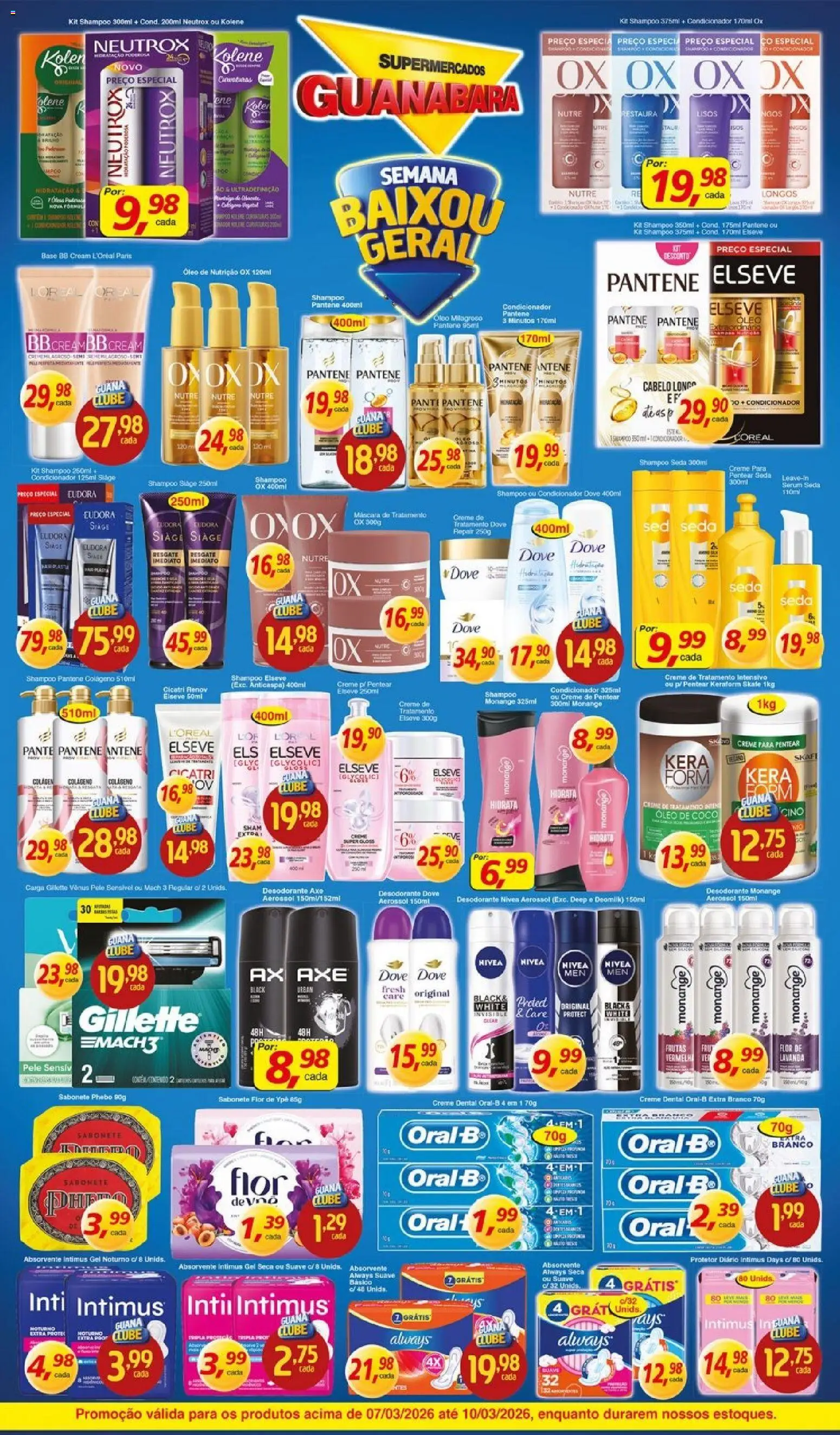 Supermercados Guanabara Folheto - válido de 07.03.2026 | Página: 8 | Produtos: Skate, Condicionador, Creme, Creme dental