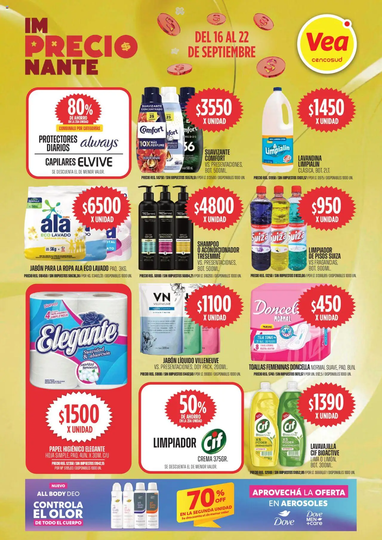 Vea ofertas │ válido desde el 16.09.2025 | Página: 4 | Productos: Perfume, Jabón, Detergente, Crema