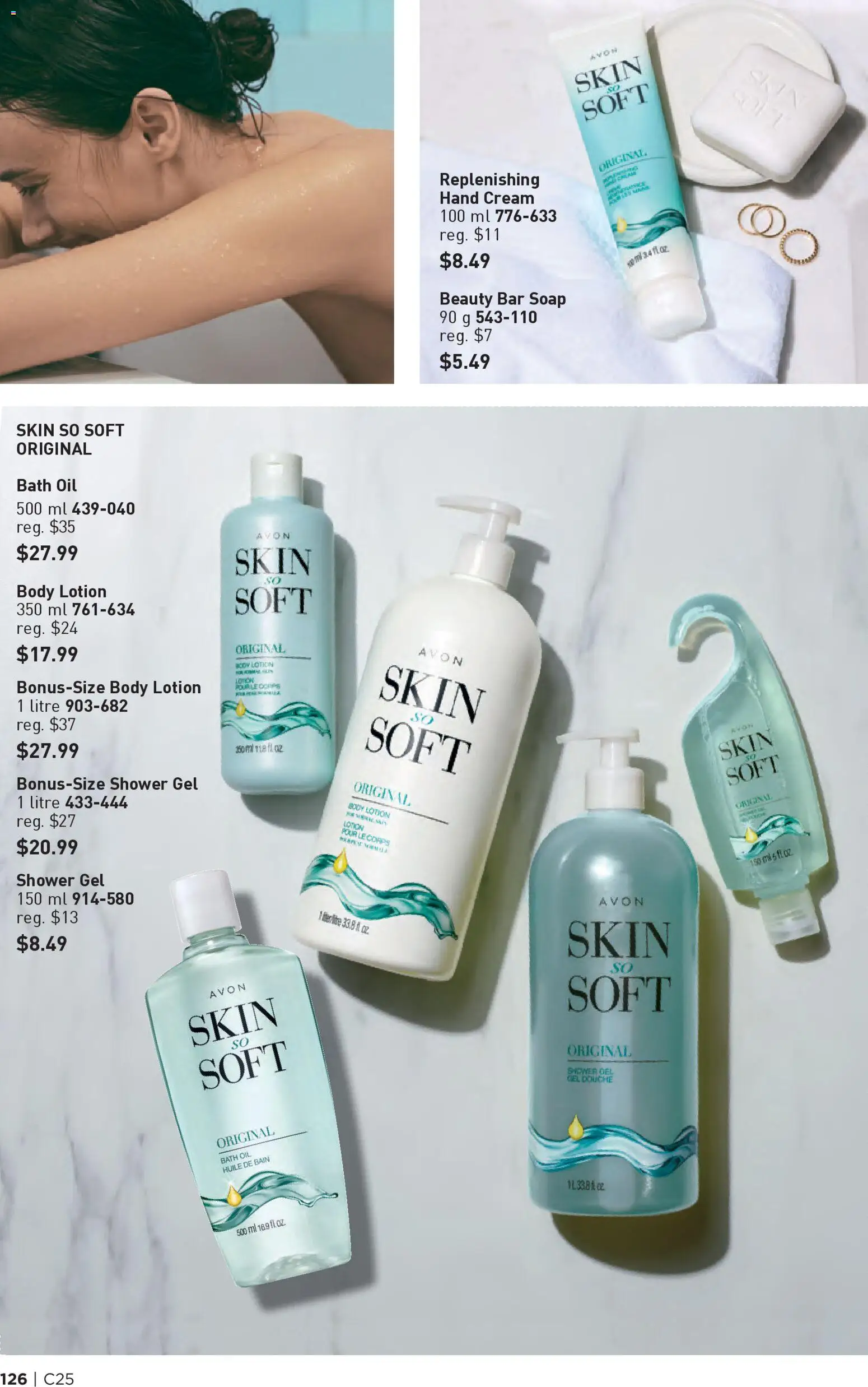 Avon flyer valid from 04.12.2025 | Page: 126 | Products: Body lotion, Hand cream, Soap, Shower