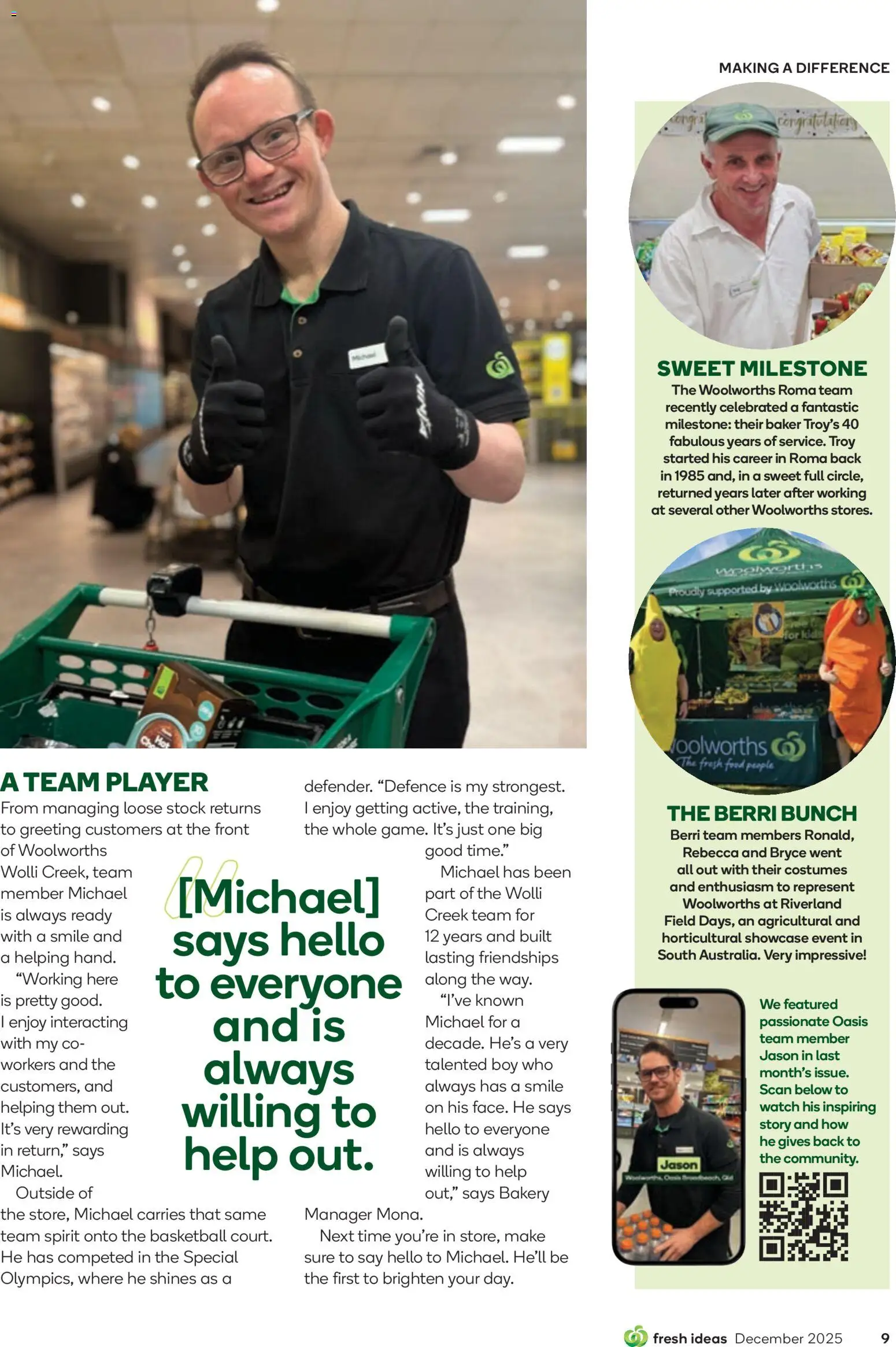 Woolworths catalogue - valid from 01.12.2025 | Page: 9 | Products: Basketball, Watch, Player, Bakery