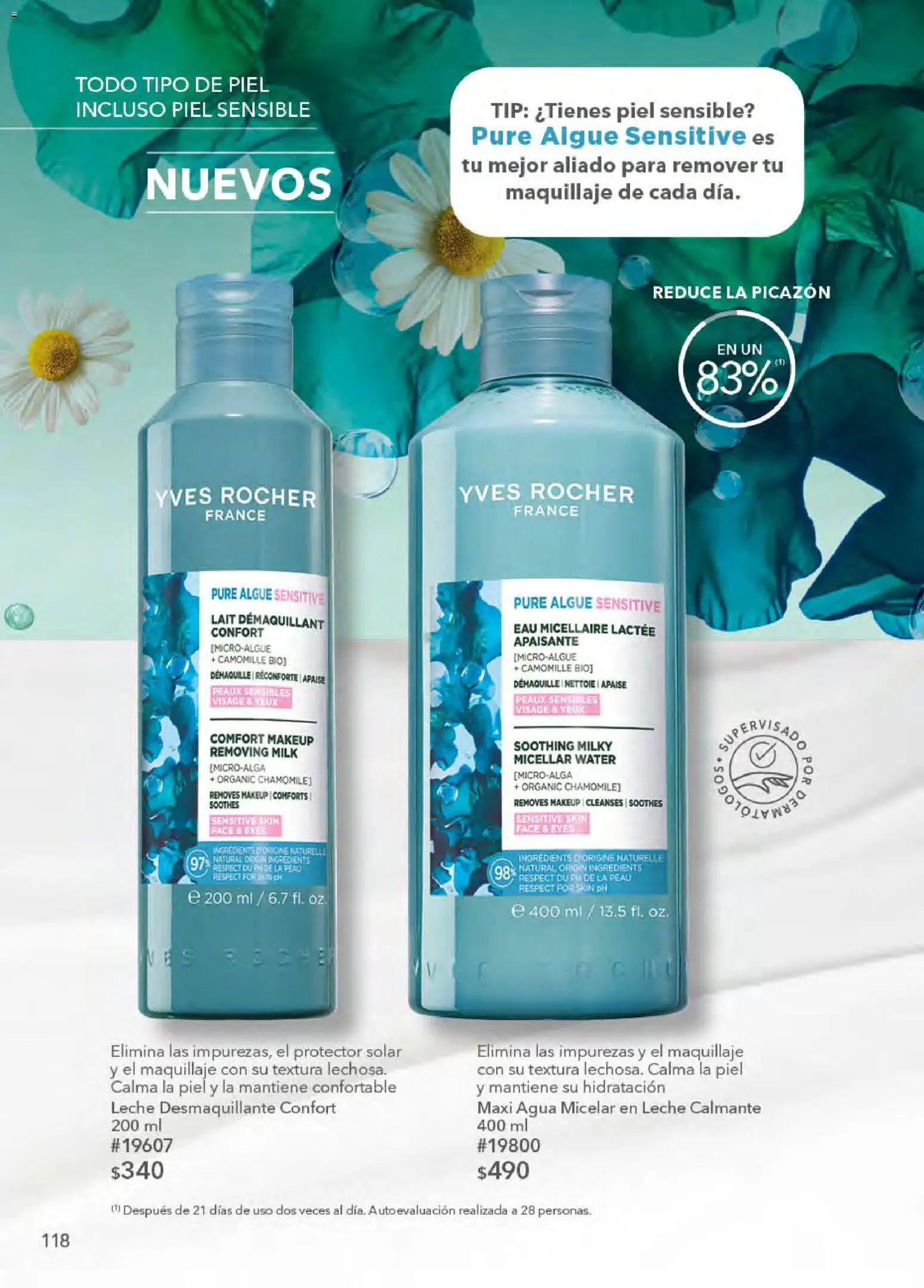 Nuevas ofertas de Yves Rocher válidas en toda la República Mexicana desde el 21.04.2026. ¡Encuentra las mejores ofertas en Yves Rocher campaña 6 2026! | Página: 120 | Productos: Desmaquillante, Leche, Maquillaje, Agua micelar
