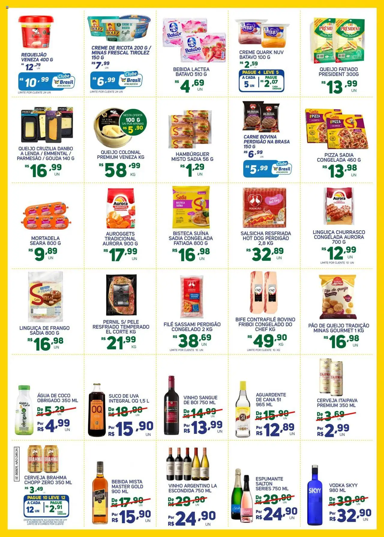 Brasil Atacadista Folheto - válido de 18.08.2025 | Página: 3 | Produtos: Coco, Queijo, Pão, Pão de queijo