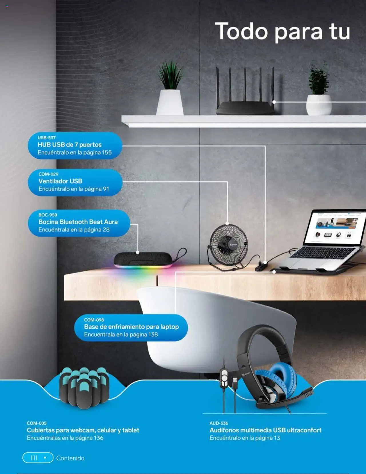 Nuevas ofertas de Steren válidas en toda la República Mexicana desde el 01.01.2025. ¡Encuentra las mejores ofertas en Steren catálogo! | Página: 12 | Productos: Ventilador, Tablet, Audífonos, Bocina