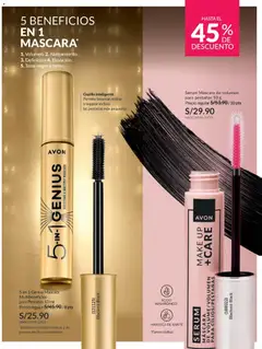 Vista previa de folleto Avon - Ciclo 19 de la Avon válido desde 01.12.2025 | Página: 54 | Productos: Máscara