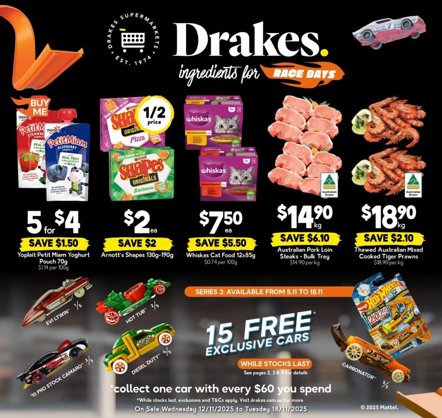 Drakes catalogue - valid from 12.11.2025 | Page: 20 | Products: Milk, Pork, Prawns, Oven