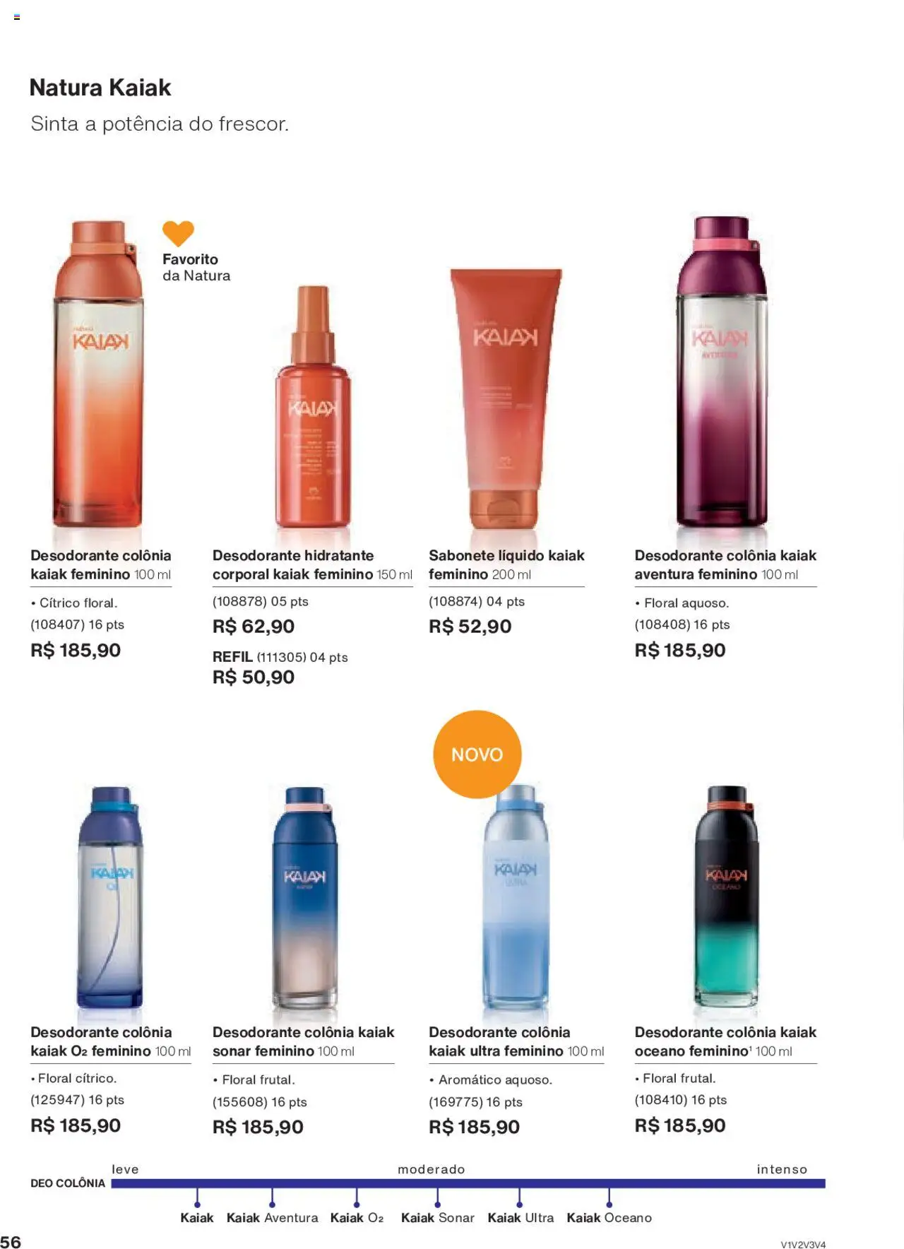 Natura Folheto - válido de 15.06.2025 | Página: 56 | Produtos: Desodorante, Sabonete, Sabonete líquido