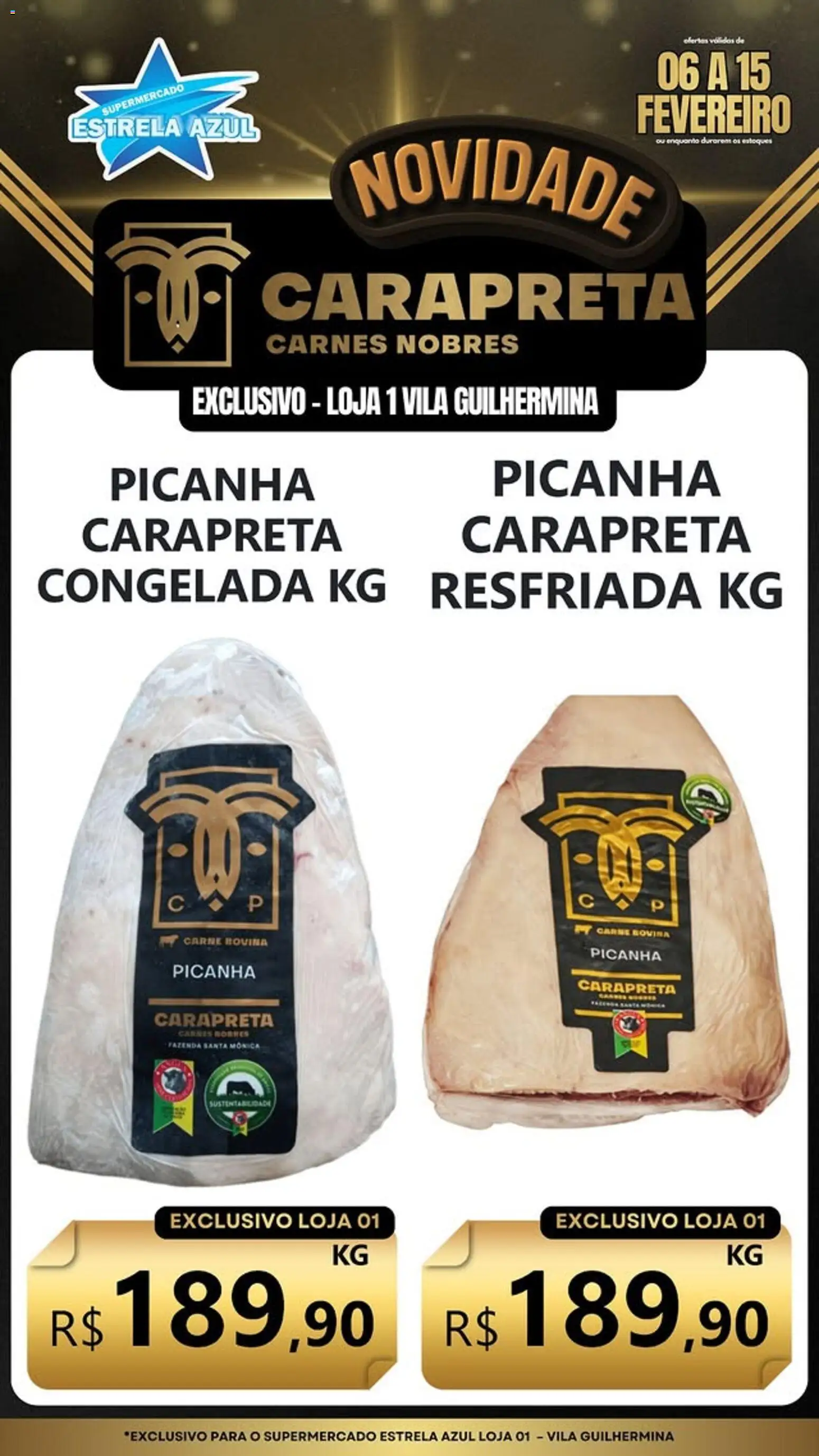 Estrela Azul Folheto - válido de 06.02.2026 | Página: 2 | Produtos: Picanha, Carne