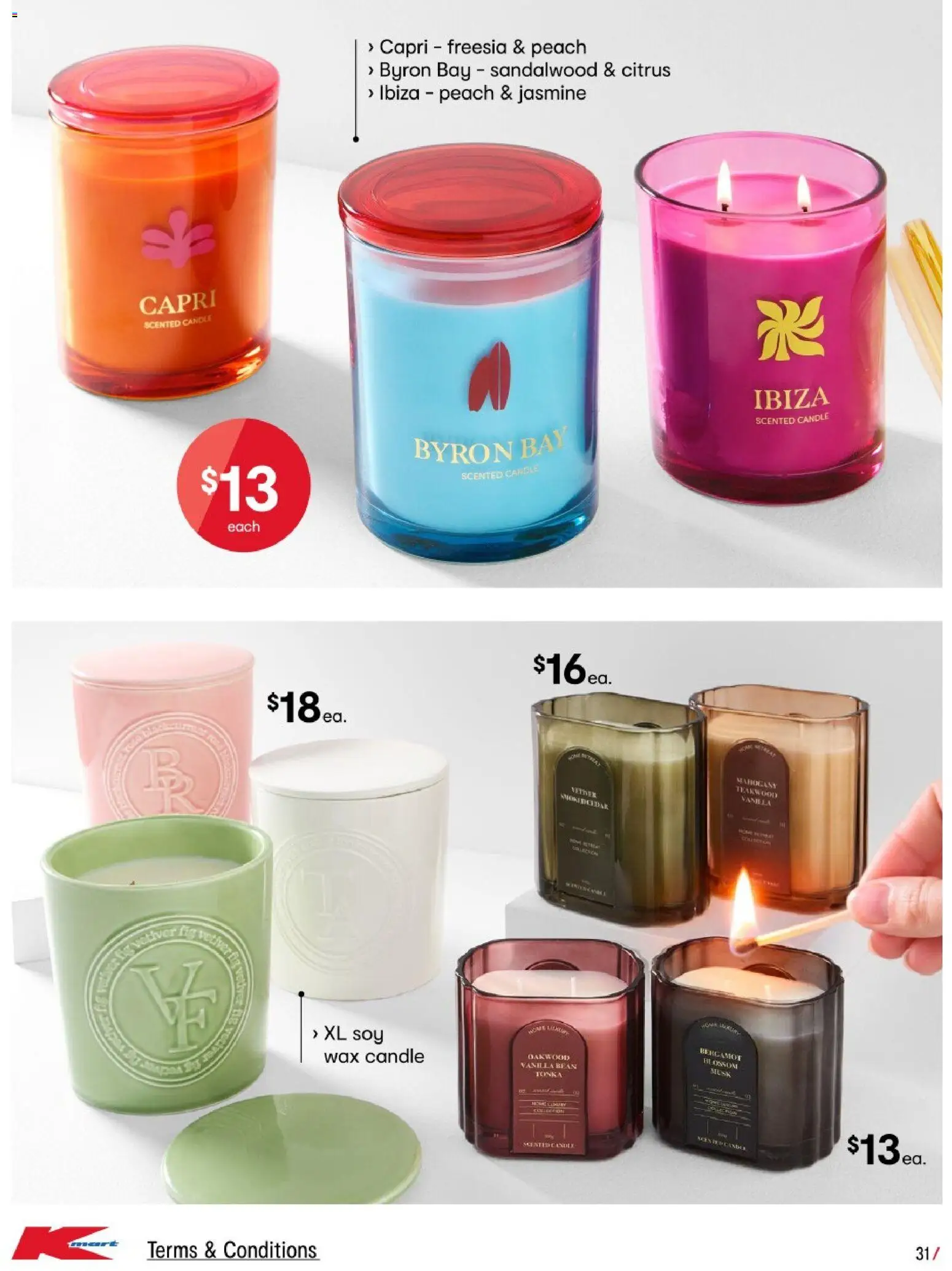 Kmart catalogue - valid from 29.01.2026 | Page: 31 | Products: Wood, Peach, Candle