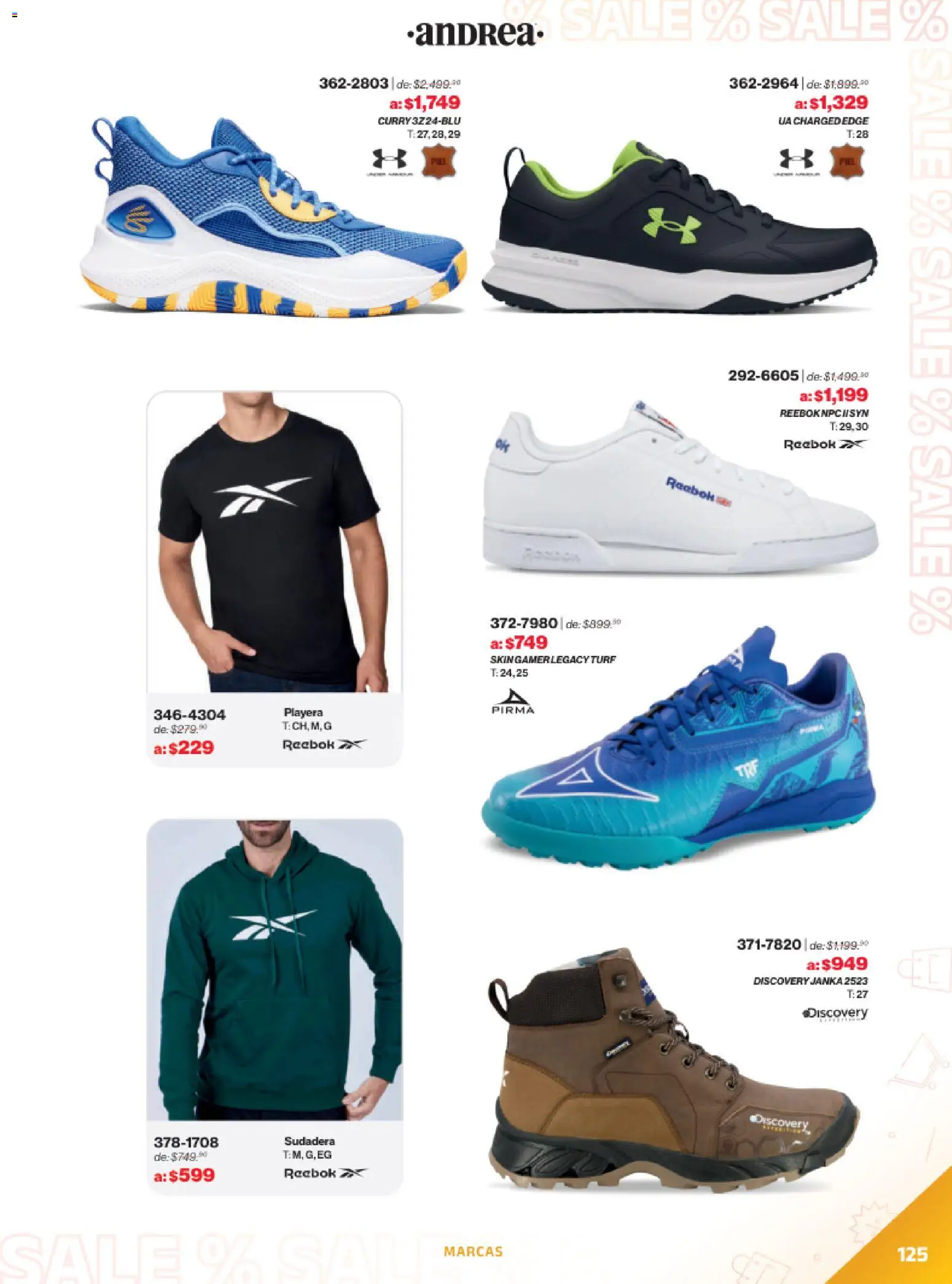 Nuevas ofertas de Andrea válidas en toda la República Mexicana desde el 21.12.2025. ¡Encuentra las mejores ofertas en Andrea catálogo Outlet! | Página: 125 | Productos: Sudadera, Playera