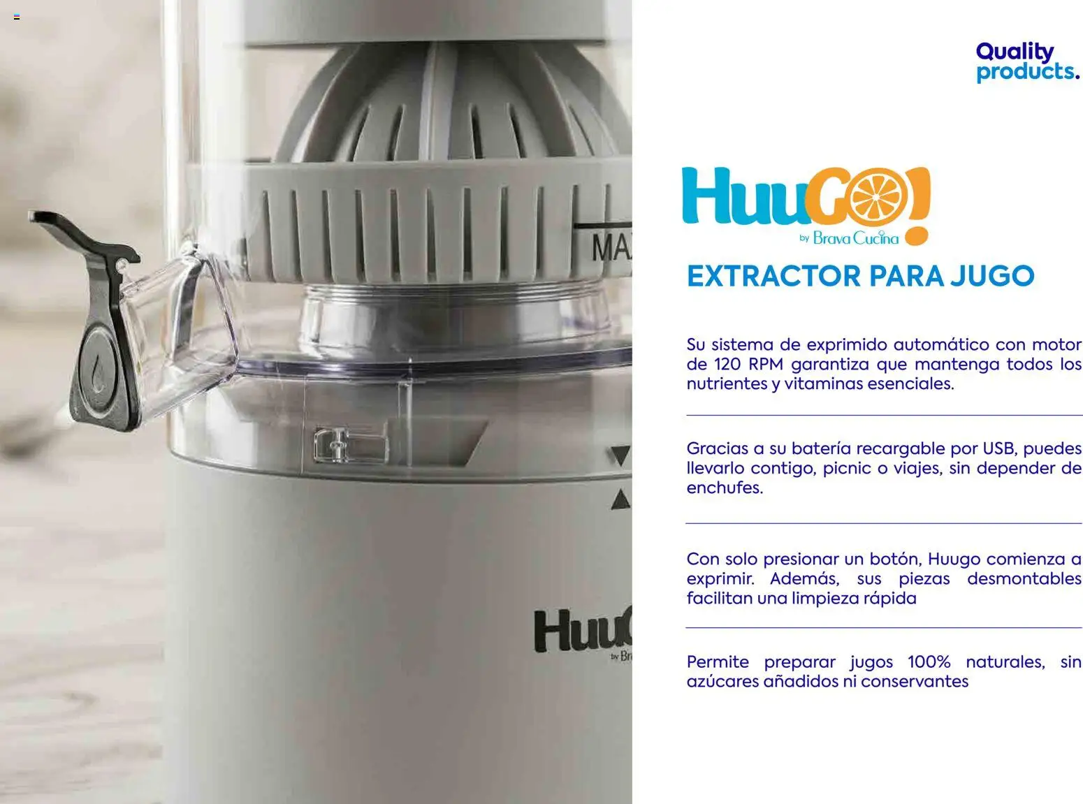 Catálogo Quality Products válido desde 01.04.2026 | Página: 26 | Productos: Batería, Jugo