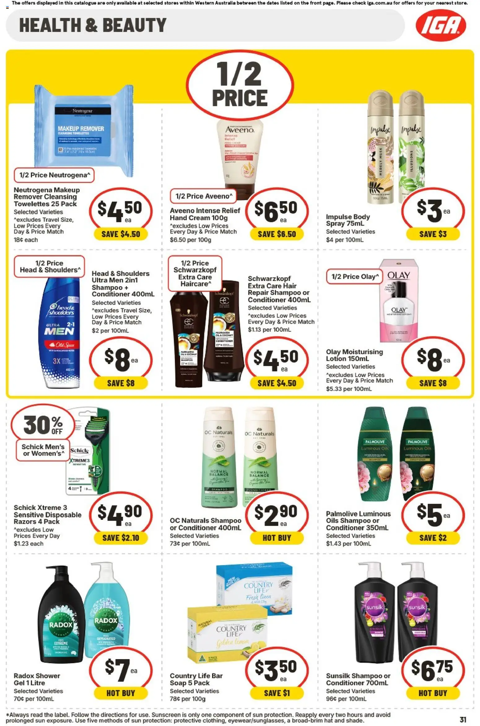 IGA catalogue - valid from 24.12.2025 | Page: 34 | Products: Lotion, Soap, Hat, Hand cream