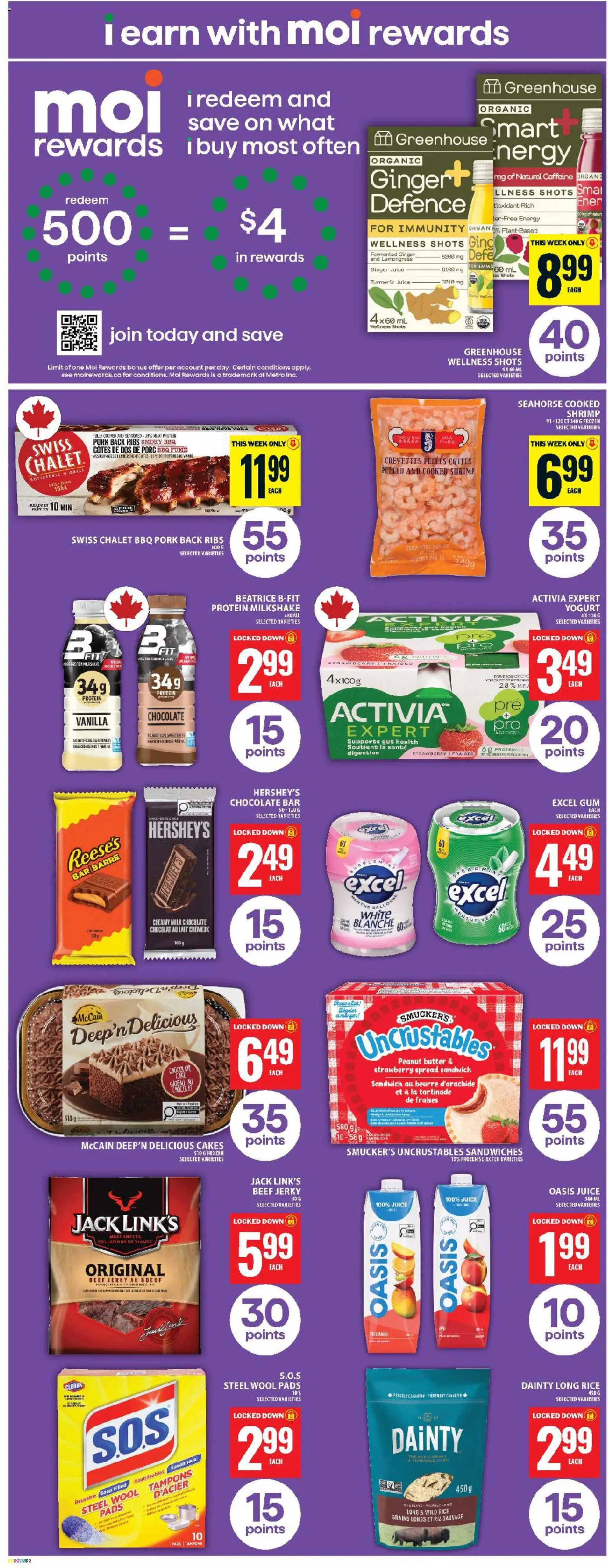 Food Basics flyer valid from 02.04.2026 | Page: 5 | Products: Rice, Grill, Milk, Chocolate