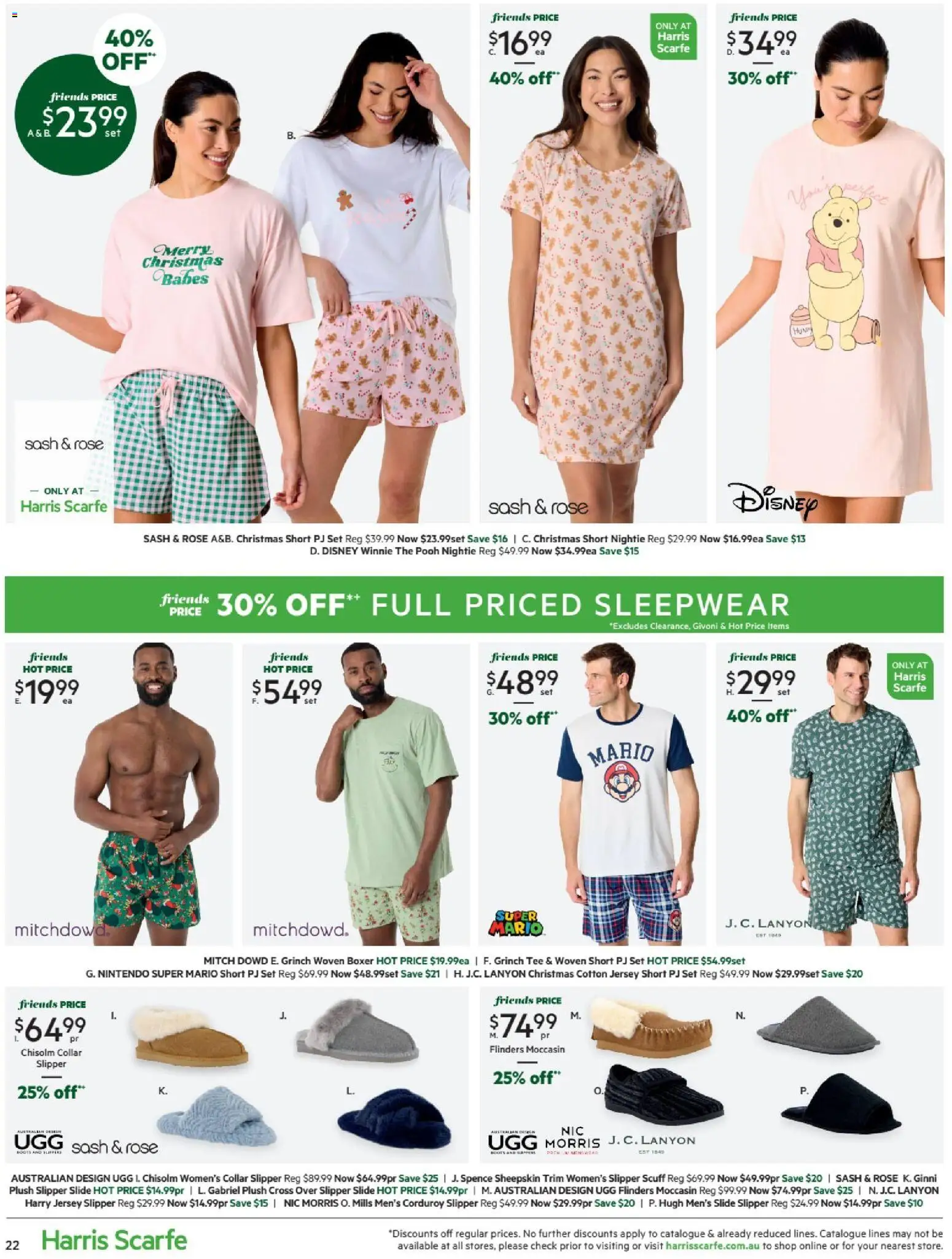 Harris Scarfe catalogue - valid from 07.11.2025 | Page: 22 | Products: Jersey, Sleepwear, Sheepskin