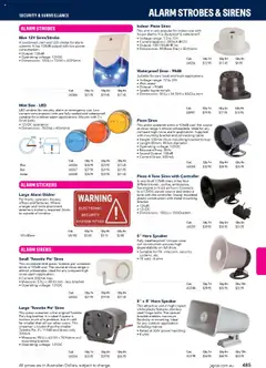 Preview of Jaycar Engineering & Scientific Catalogue 2025/2026  - valid from 09.07.2025 | Page: 485 | Products: Spade, Controller, Cable, Speaker