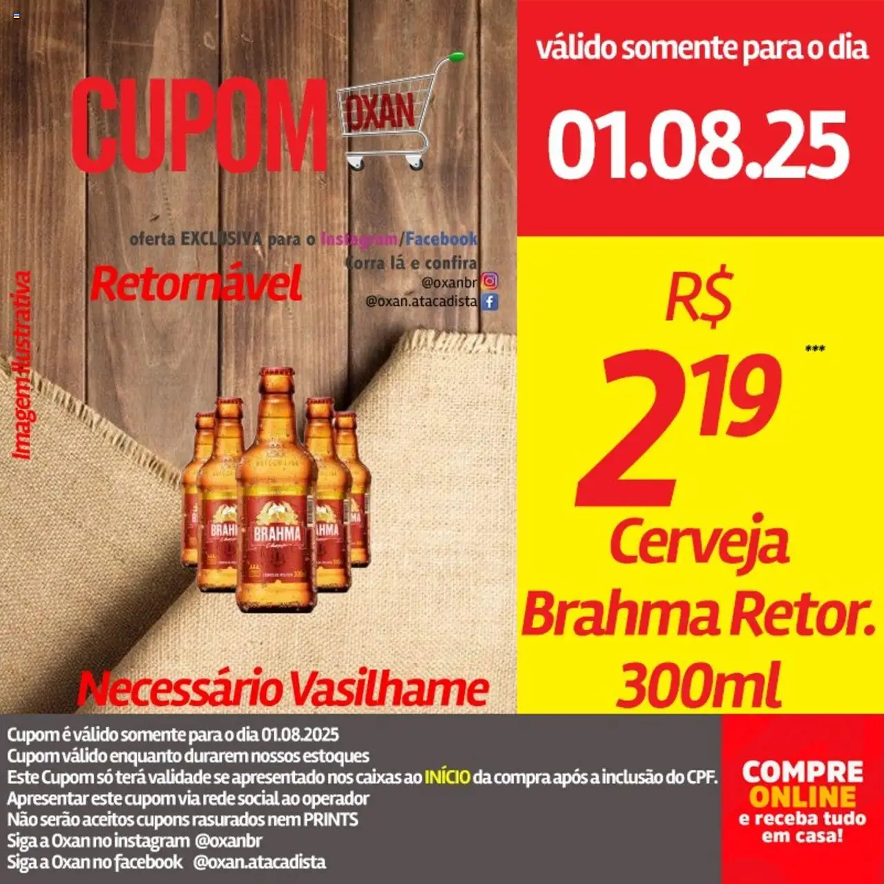 Oxan Atacadista Folheto - válido de 01.08.2025 | Página: 15 | Produtos: Cerveja