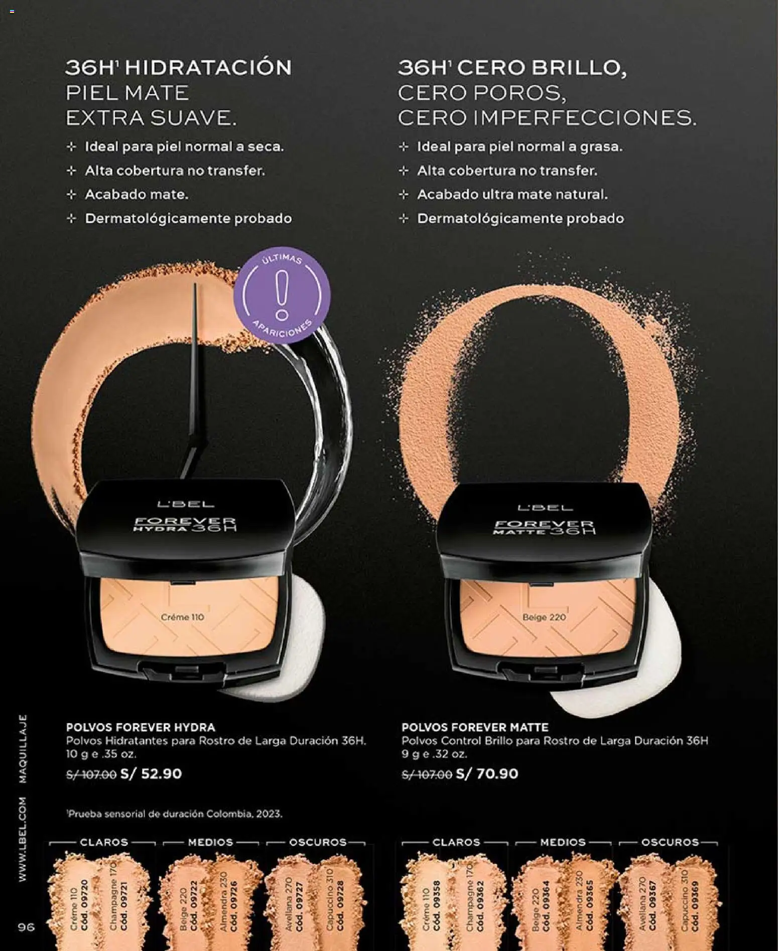 Catálogo L'Bel válido desde 04.04.2026 | Página: 96 | Productos: Maquillaje