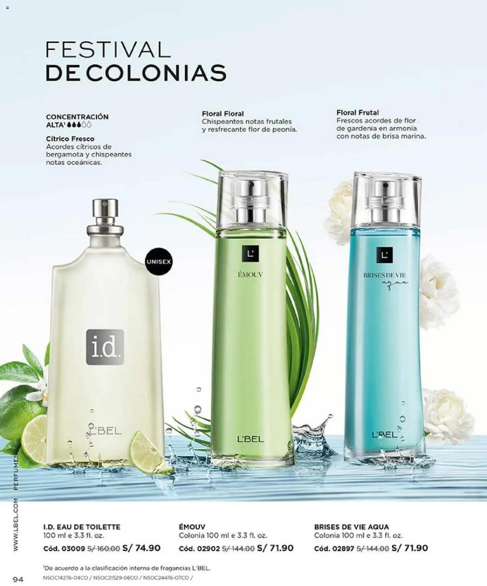Catálogo L'Bel válido desde 27.12.2025 | Página: 94 | Productos: EAU de Toilette