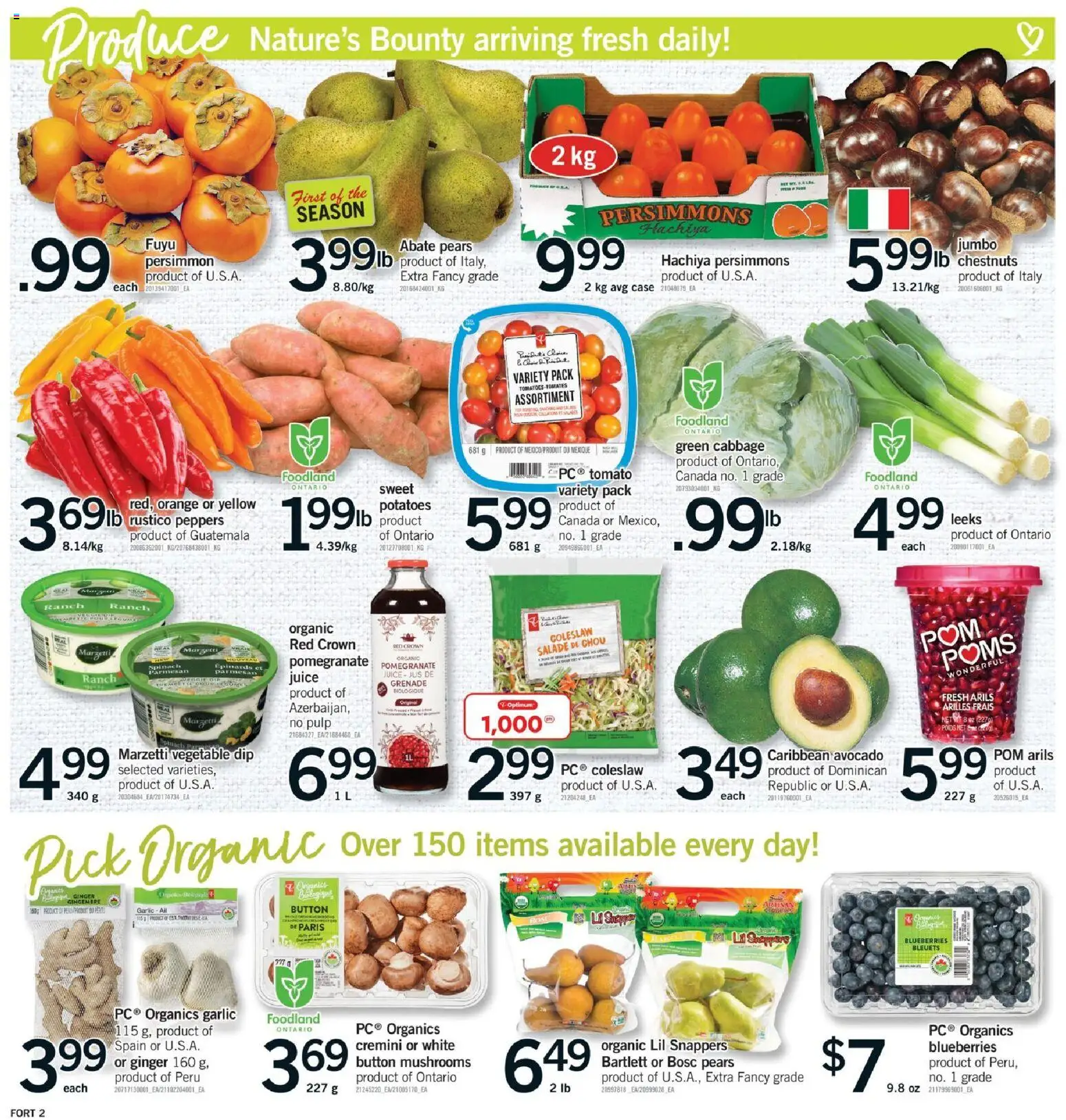 Fortinos flyer valid from 13.11.2025 | Page: 3 | Products: Potatoes, Case, Juice