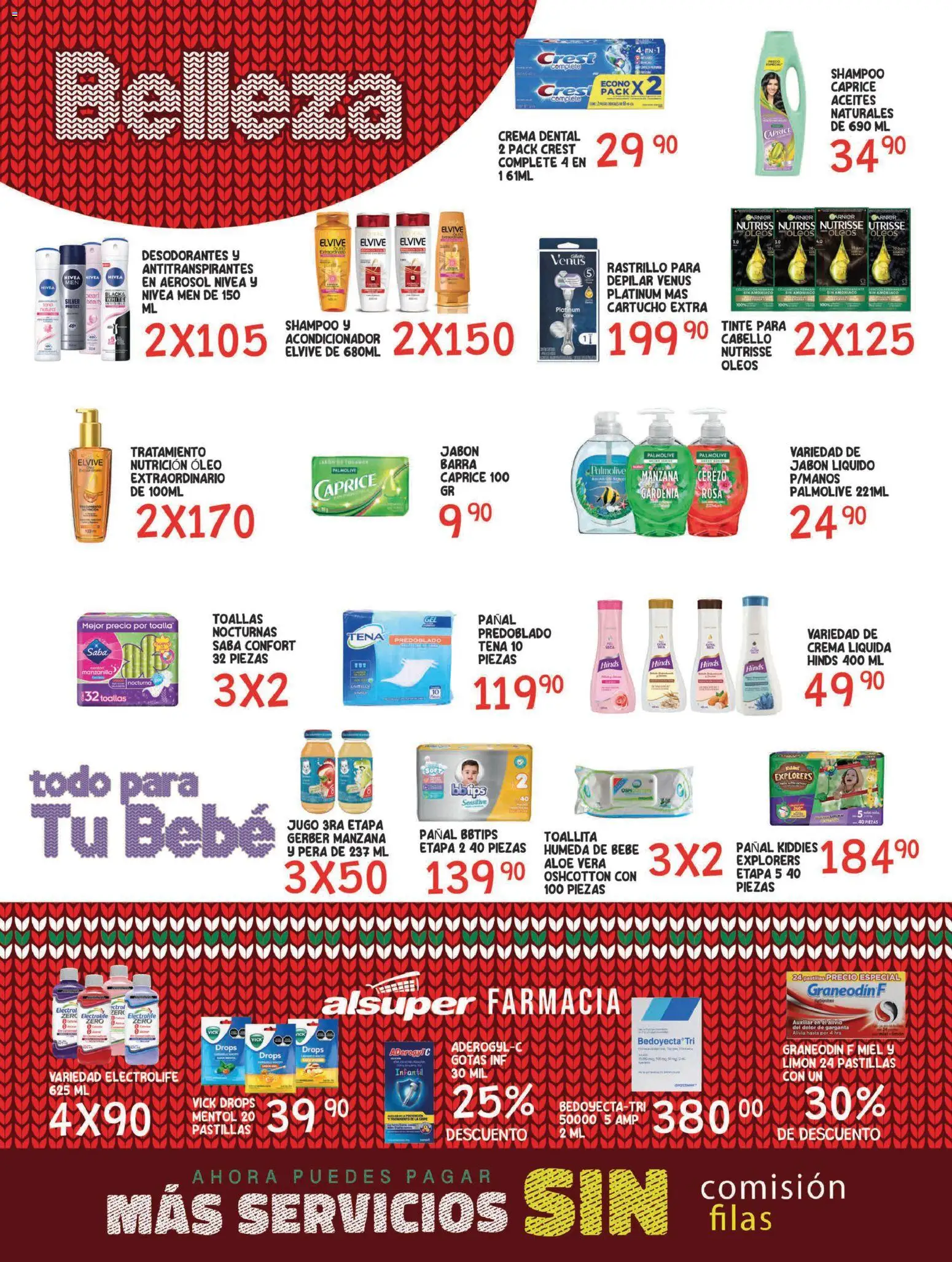 Nuevas ofertas de Alsuper válidas en toda la República Mexicana desde el 25.11.2025. ¡Encuentra las mejores ofertas en Alsuper folleto Durango! | Página: 4 | Productos: Jabón líquido, Crema, Manzana, Jabón