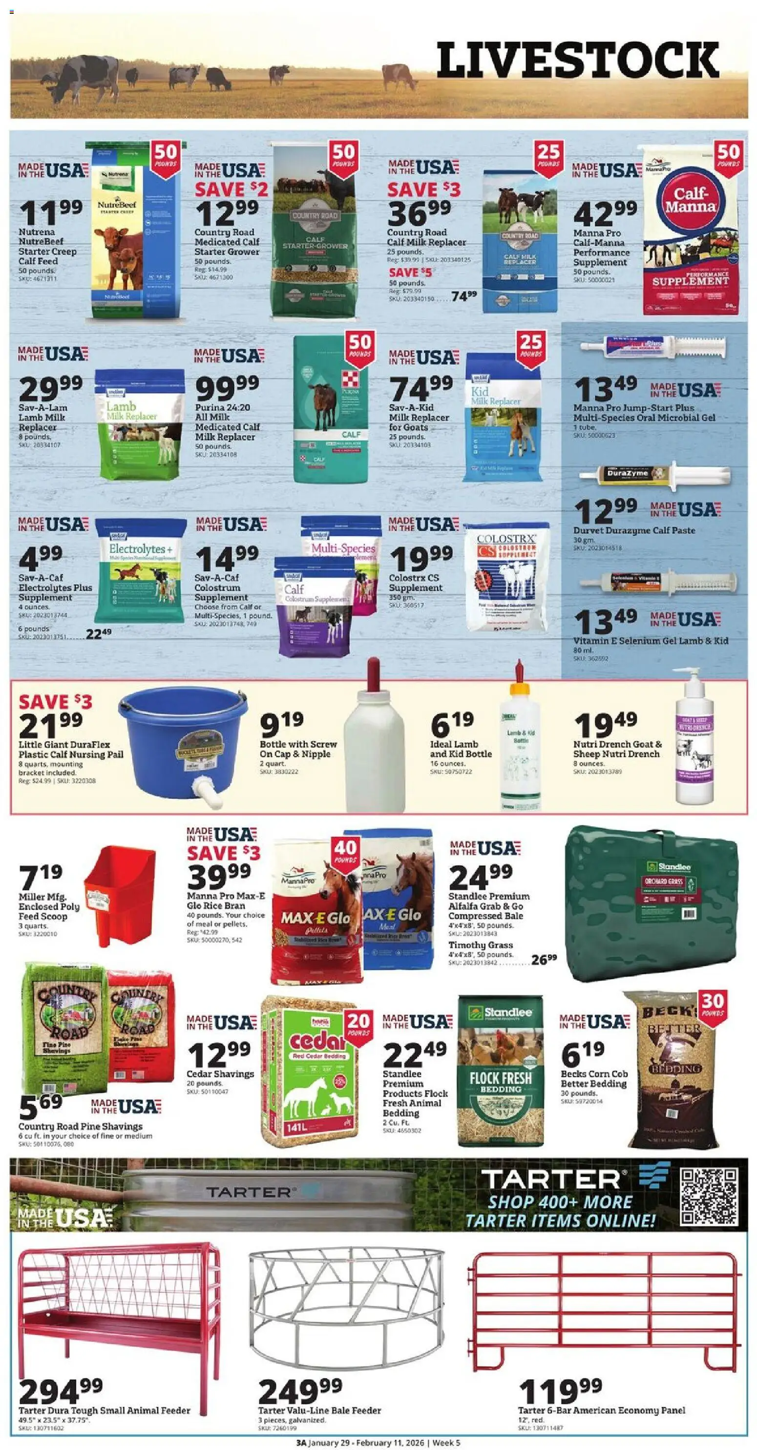 Rural King Weekly Ad - valid from 29.01.2026 | Page: 3 | Products: Vitamin, Selenium, Screw, Rice