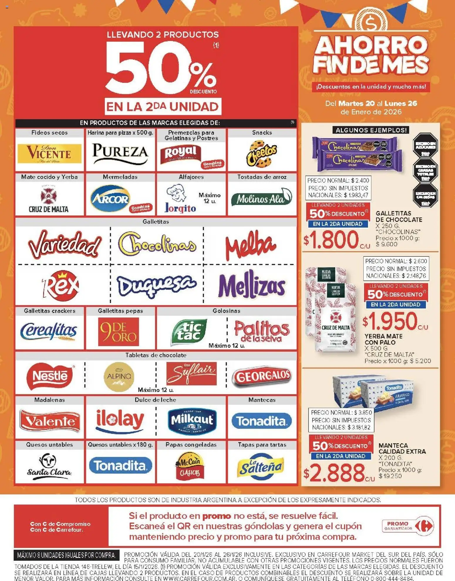 Carrefour Market catálogo │ válido desde el 20.01.2026 | Página: 10 | Productos: Teléfono, Harina, Chocolate, Pizza