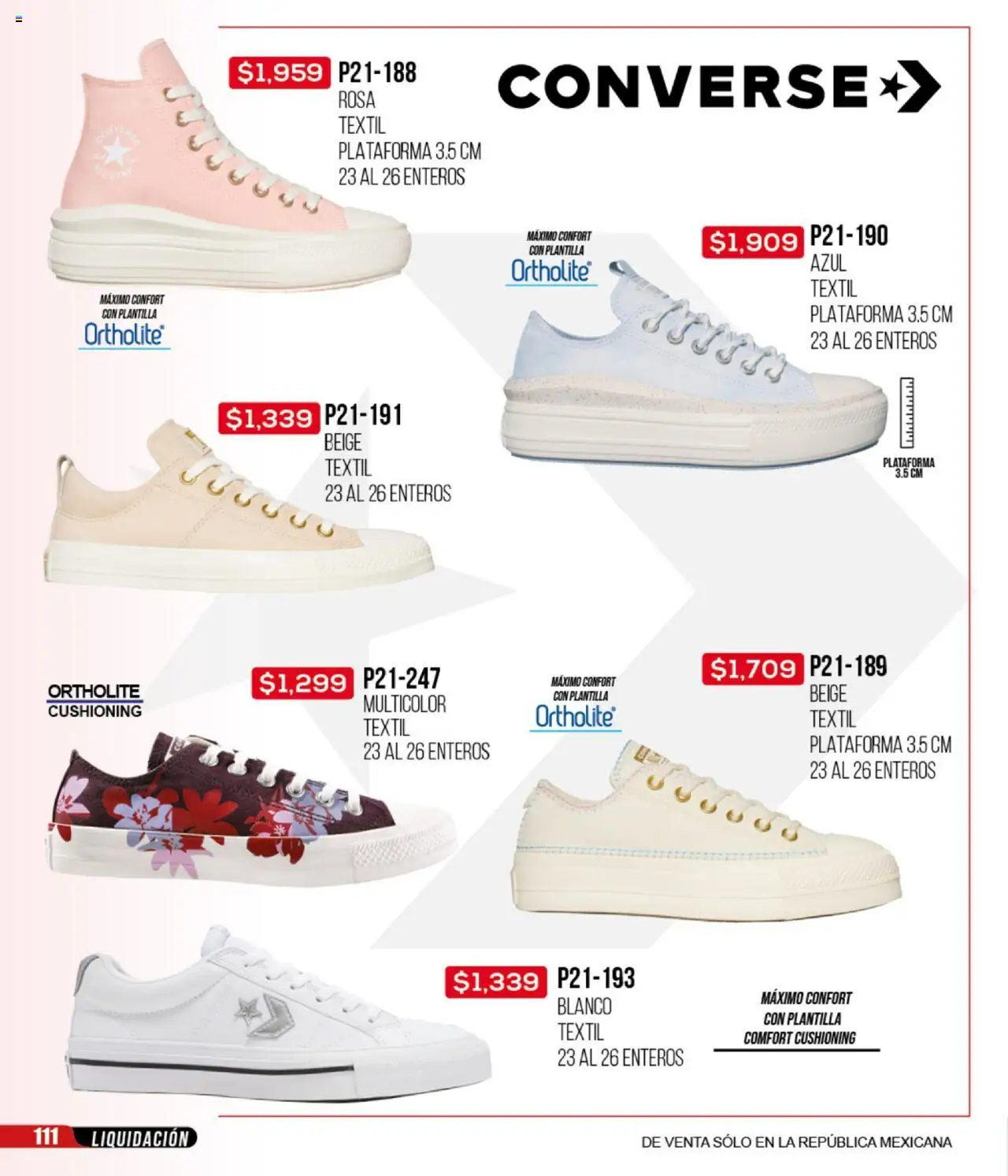 Nuevas ofertas de Cklass válidas en toda la República Mexicana desde el 09.09.2025. ¡Encuentra las mejores ofertas en Cklass - Catálogo Liquidacion Calzado! | Página: 112