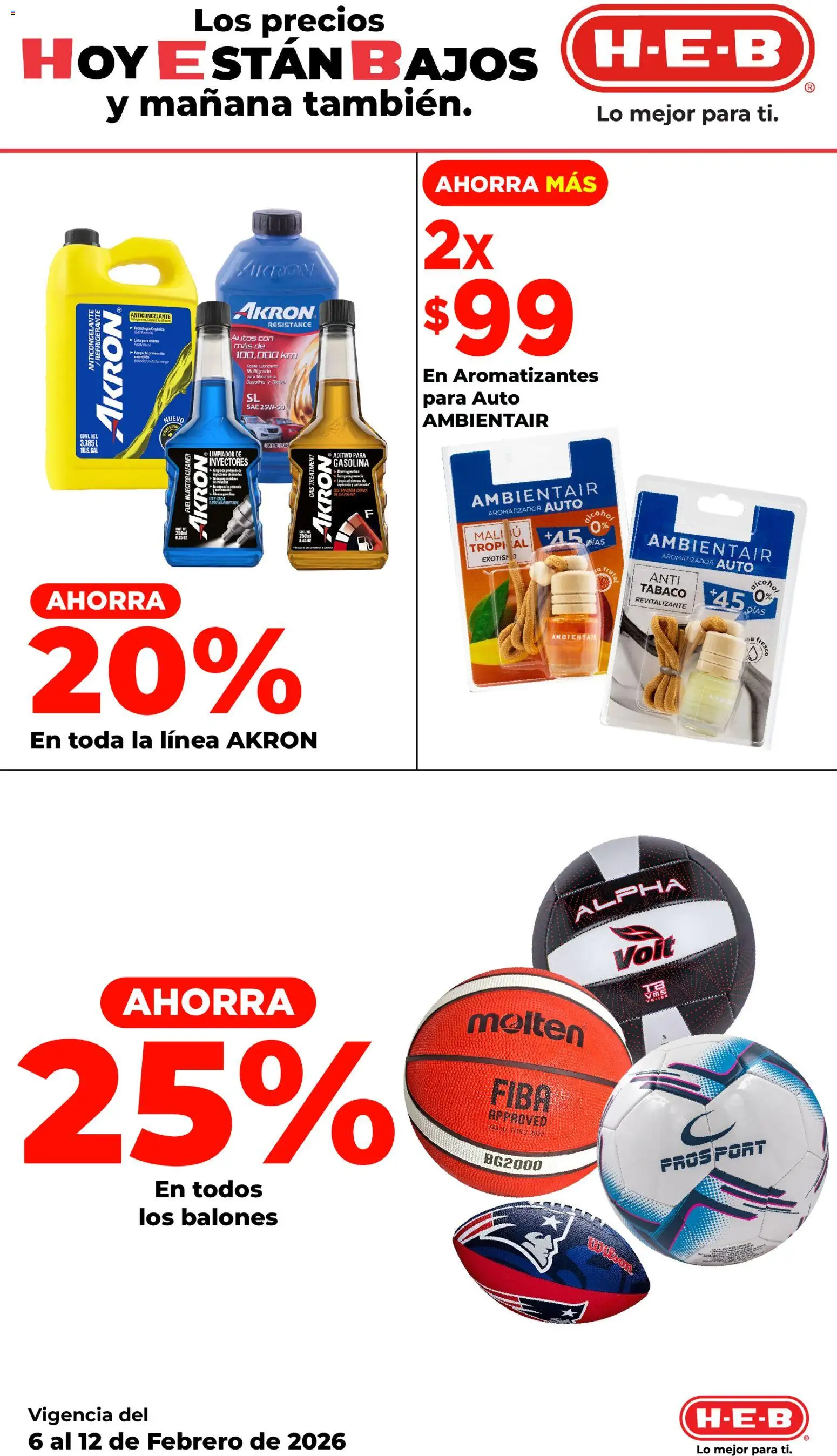 Nuevas ofertas de H-E-B válidas en toda la República Mexicana desde el 06.02.2026. ¡Encuentra las mejores ofertas en H-E-B folleto! | Página: 18