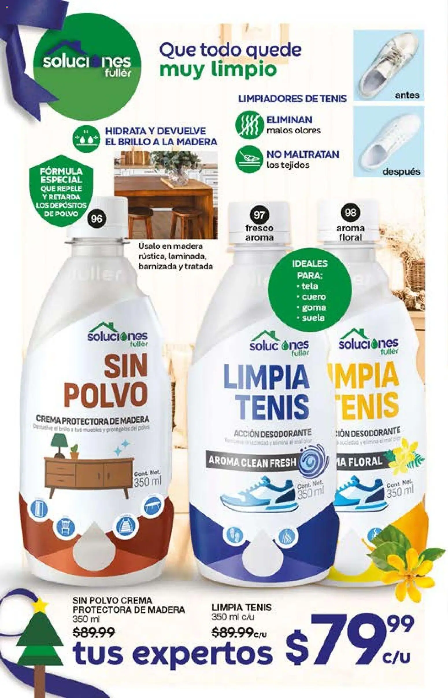 Nuevas ofertas de Fuller válidas en toda la República Mexicana desde el 29.10.2025. ¡Encuentra las mejores ofertas en Fuller campaña 15 2025! | Página: 56 | Productos: Desodorante, Tenis, Crema, Brillo