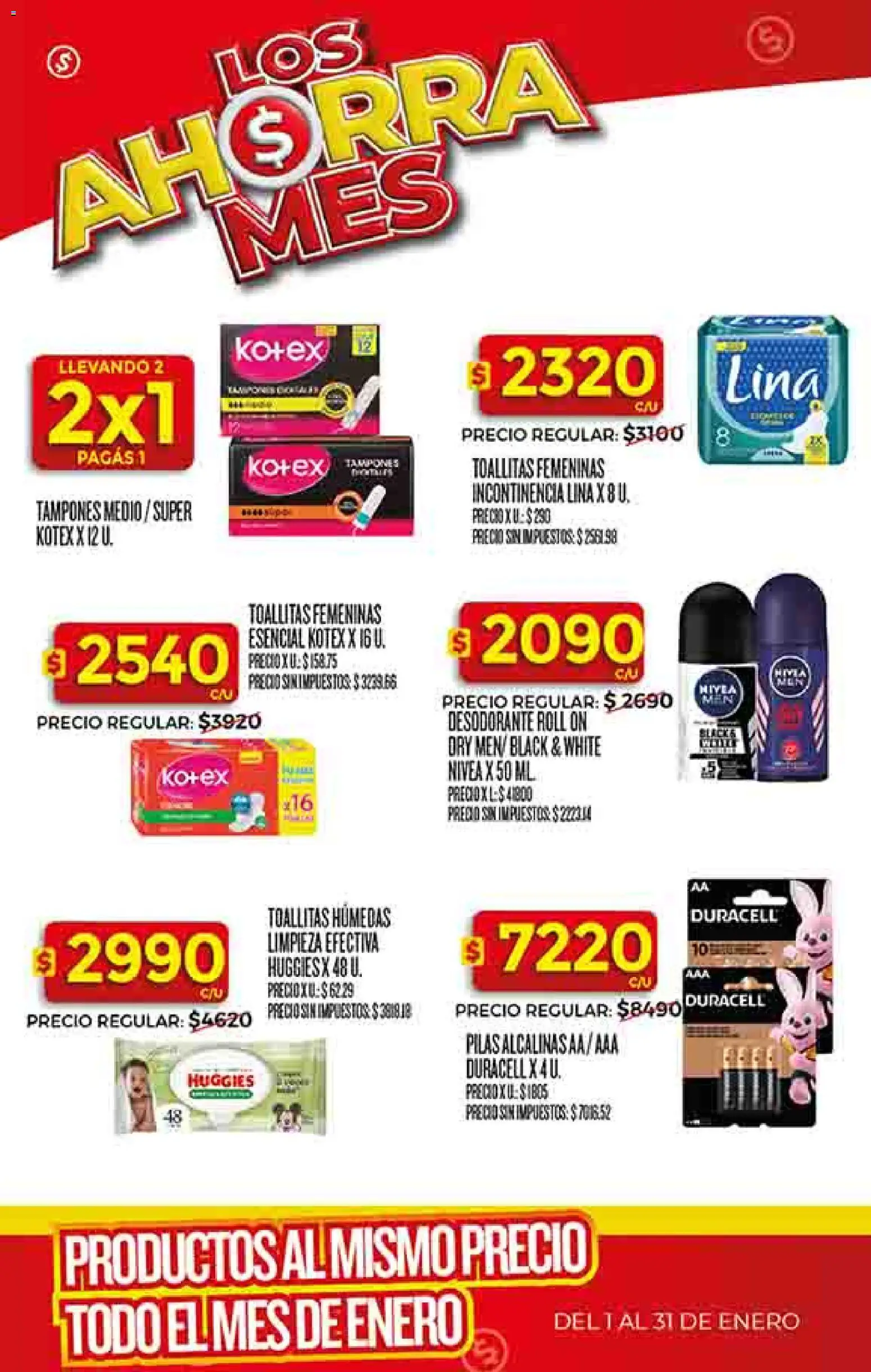 Supermercado DIA Ofertas │ válido desde el 28.01.2026 | Página: 42 | Productos: Tampones, Toallitas húmedas, Desodorante, Toallitas femeninas