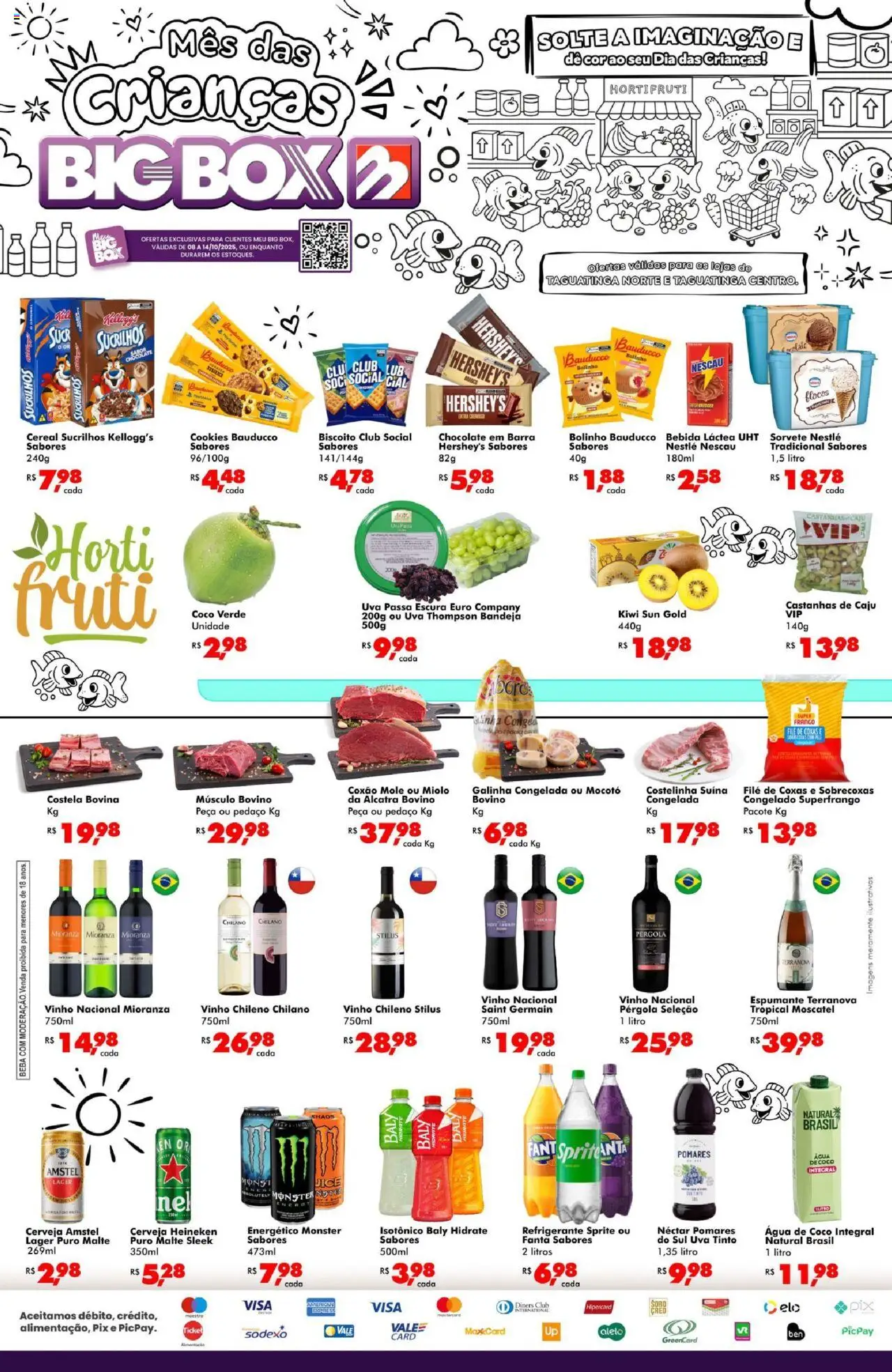Big Box Folheto - válido de 08.10.2025 | Página: 1 | Produtos: Castanhas, Nescau, Heineken, Bandeja