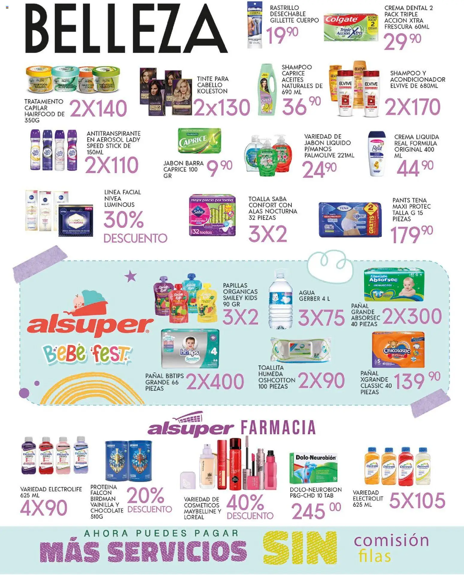 Nuevas ofertas de Alsuper válidas en toda la República Mexicana desde el 24.10.2025. ¡Encuentra las mejores ofertas en Alsuper Folleto Chihuahua-Ciudad! | Página: 4 | Productos: Jabón líquido, Barra, Body, Acondicionador