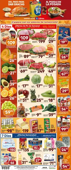 Vista previa de Calimax folleto Mexicali y SLRC, nuevo folleto de la tienda, válido en México a partir del 21.11.2025