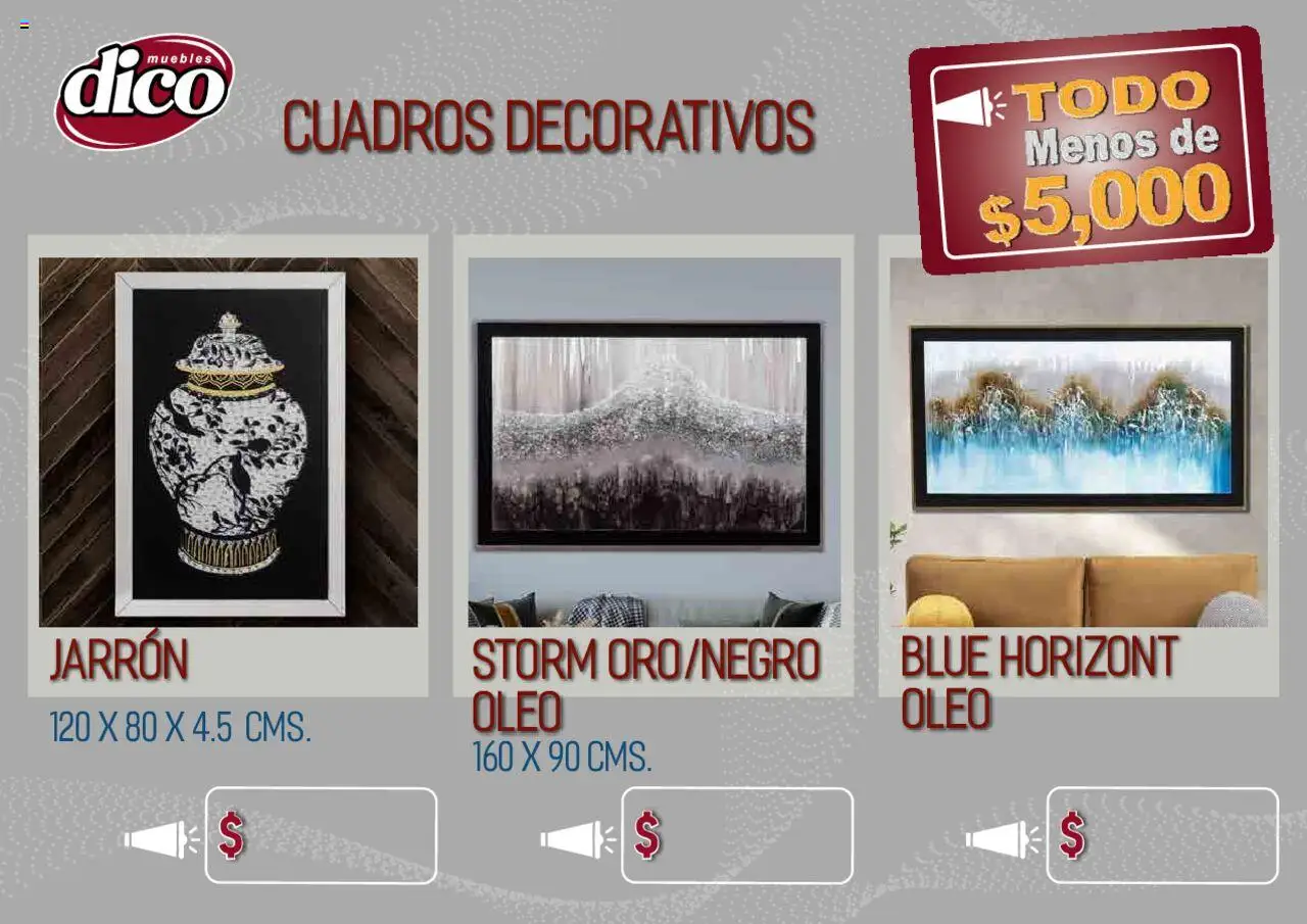 Nuevas ofertas de Muebles Dico válidas en toda la República Mexicana desde el 12.02.2025. ¡Encuentra las mejores ofertas en Muebles Dico catálogo Todo Menos! | Página: 100