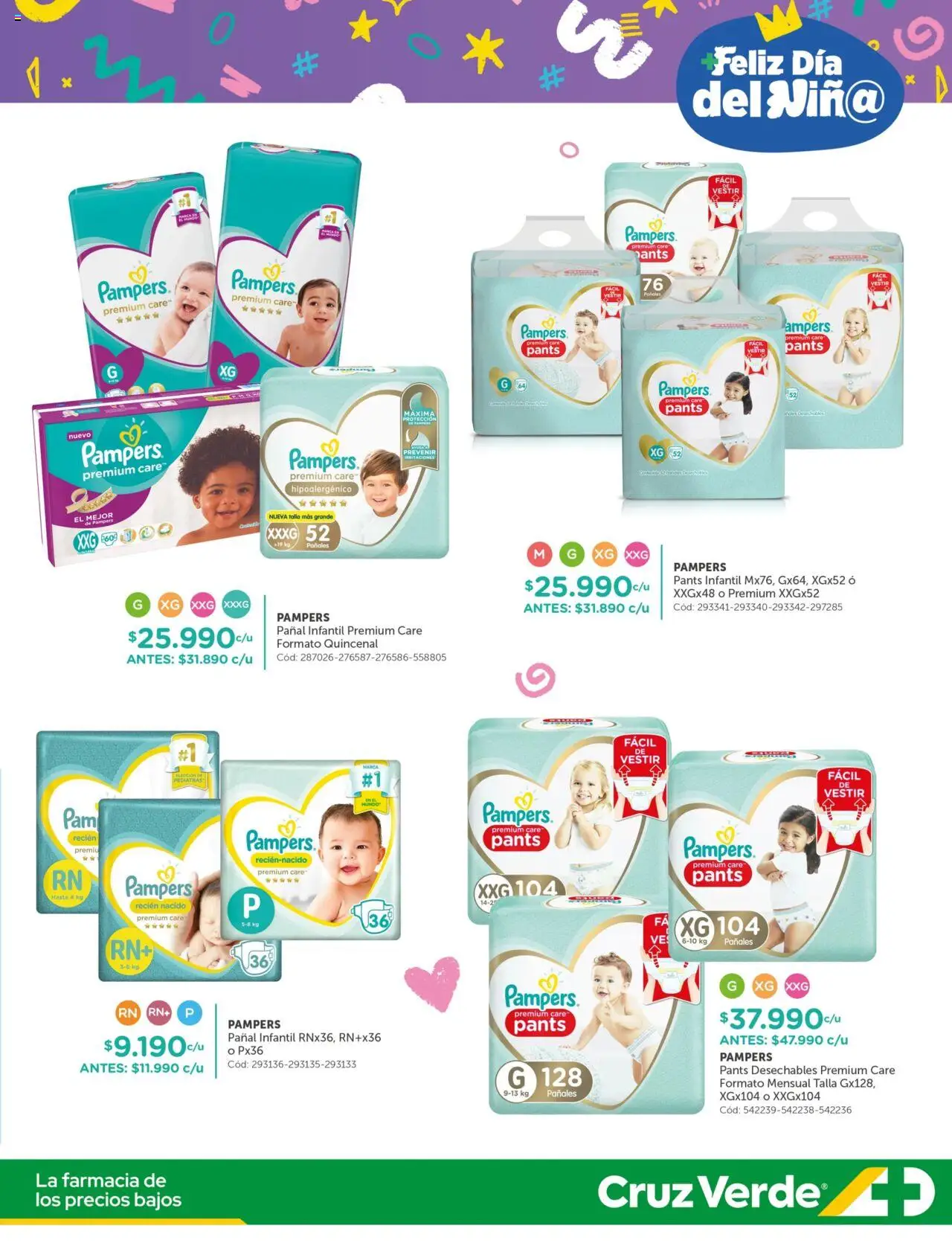 Día del Niño Cruz Verde │ válido desde el 01.08.2025 | Página: 15 | Productos: Pañales
