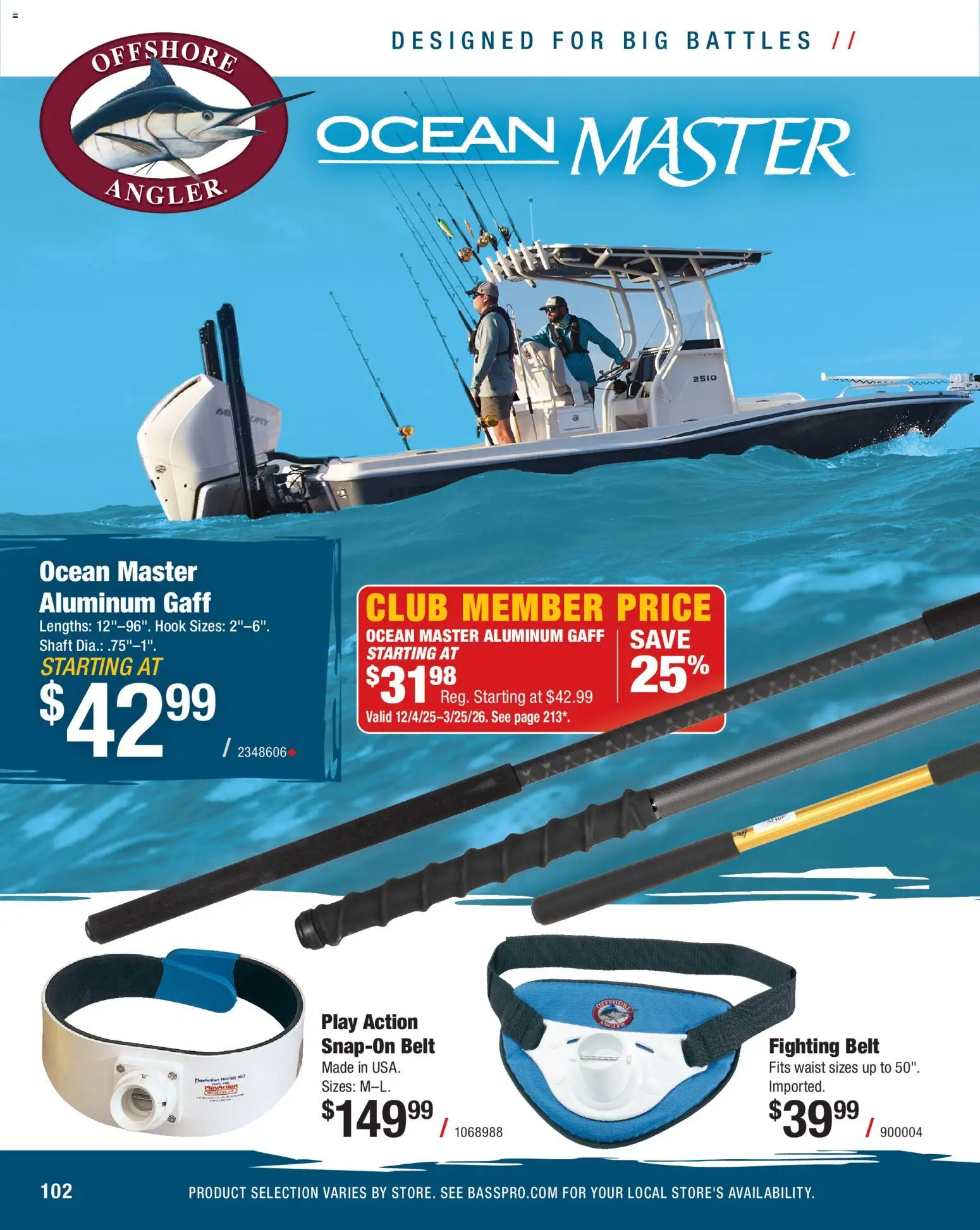 Cabela's Saltwater Specialist 26 - valid from 15.12.2025 | Page: 102 | Products: Hook, Belt